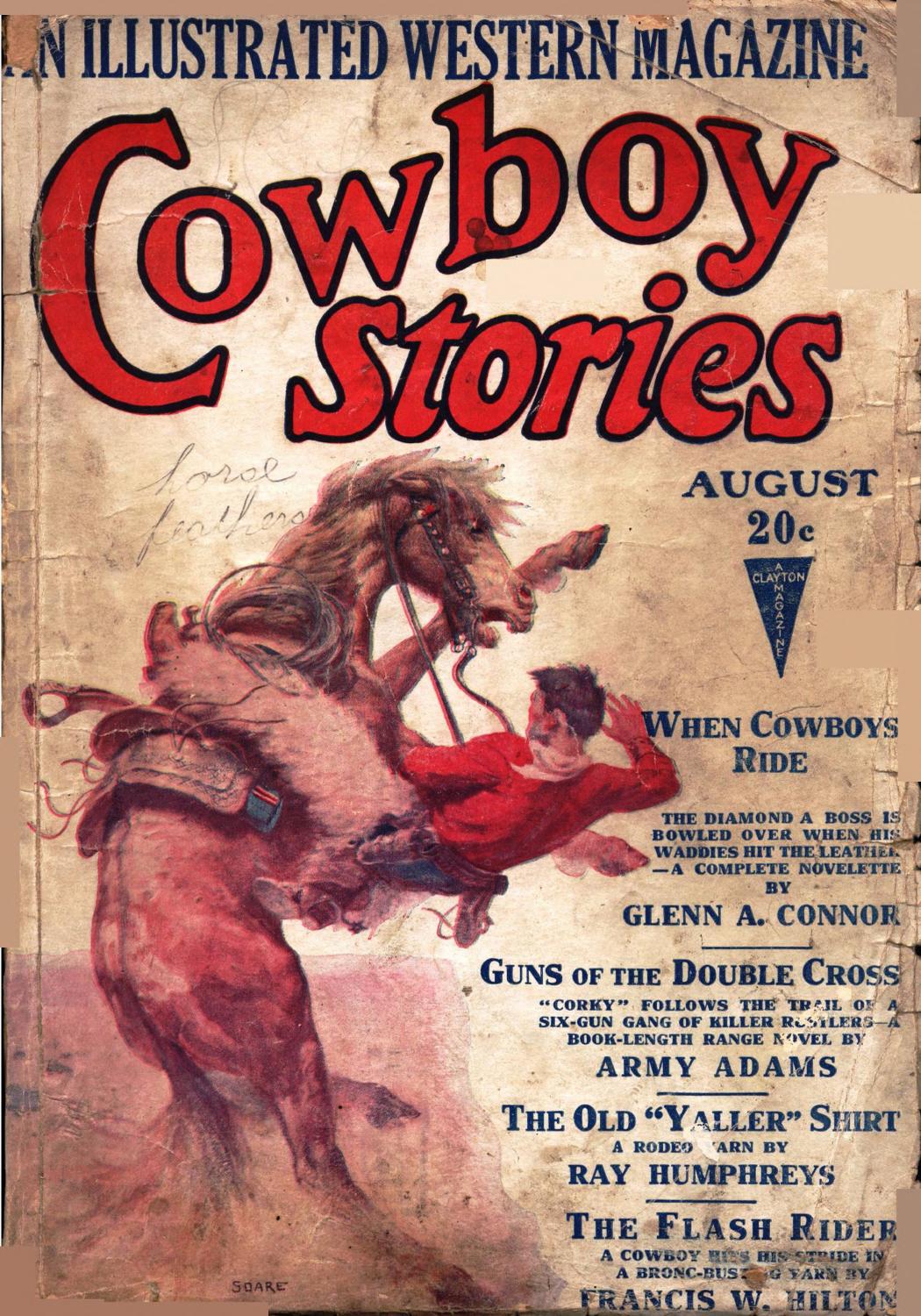 Cowboy Stories - August 1927