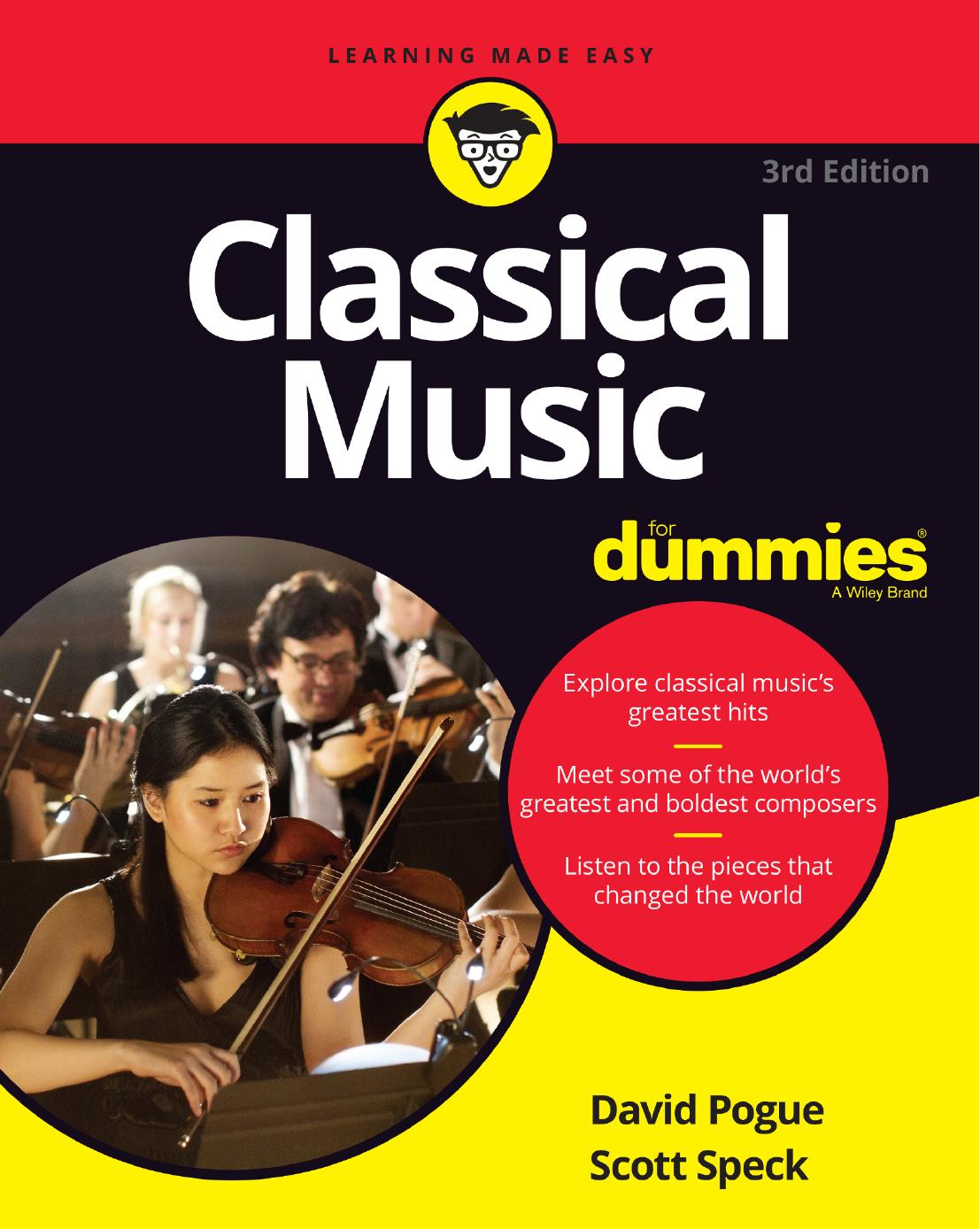 Classical Music For Dummies®, 3rd Edition