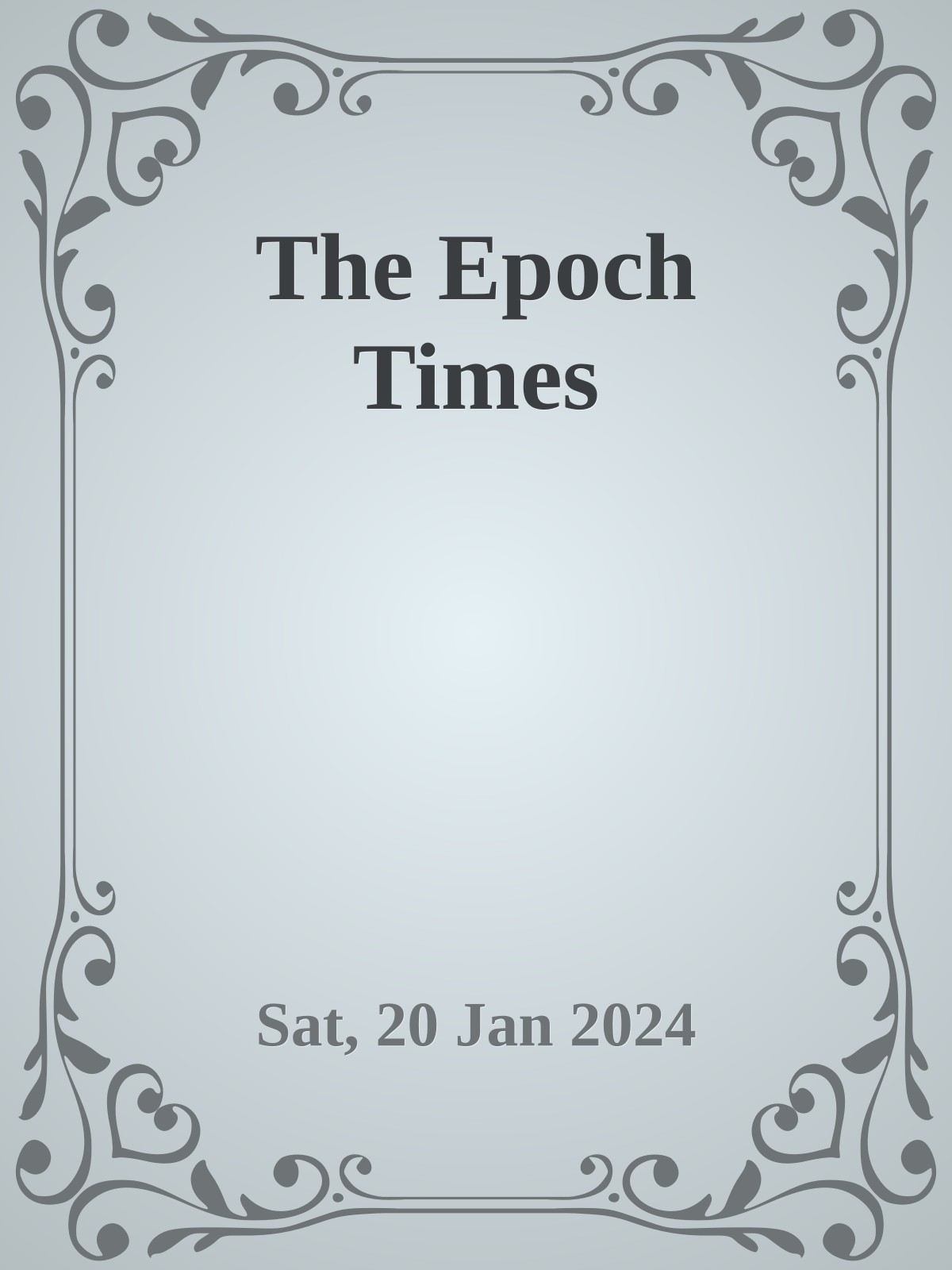 The Epoch Times [Sat, 20 Jan 2024]