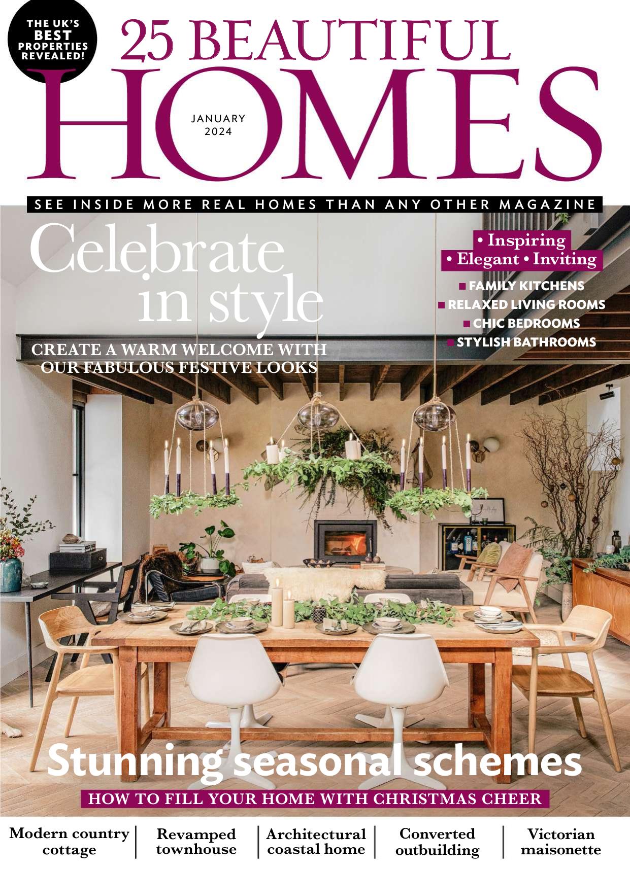 25 Beautiful Homes - January 2024 UK