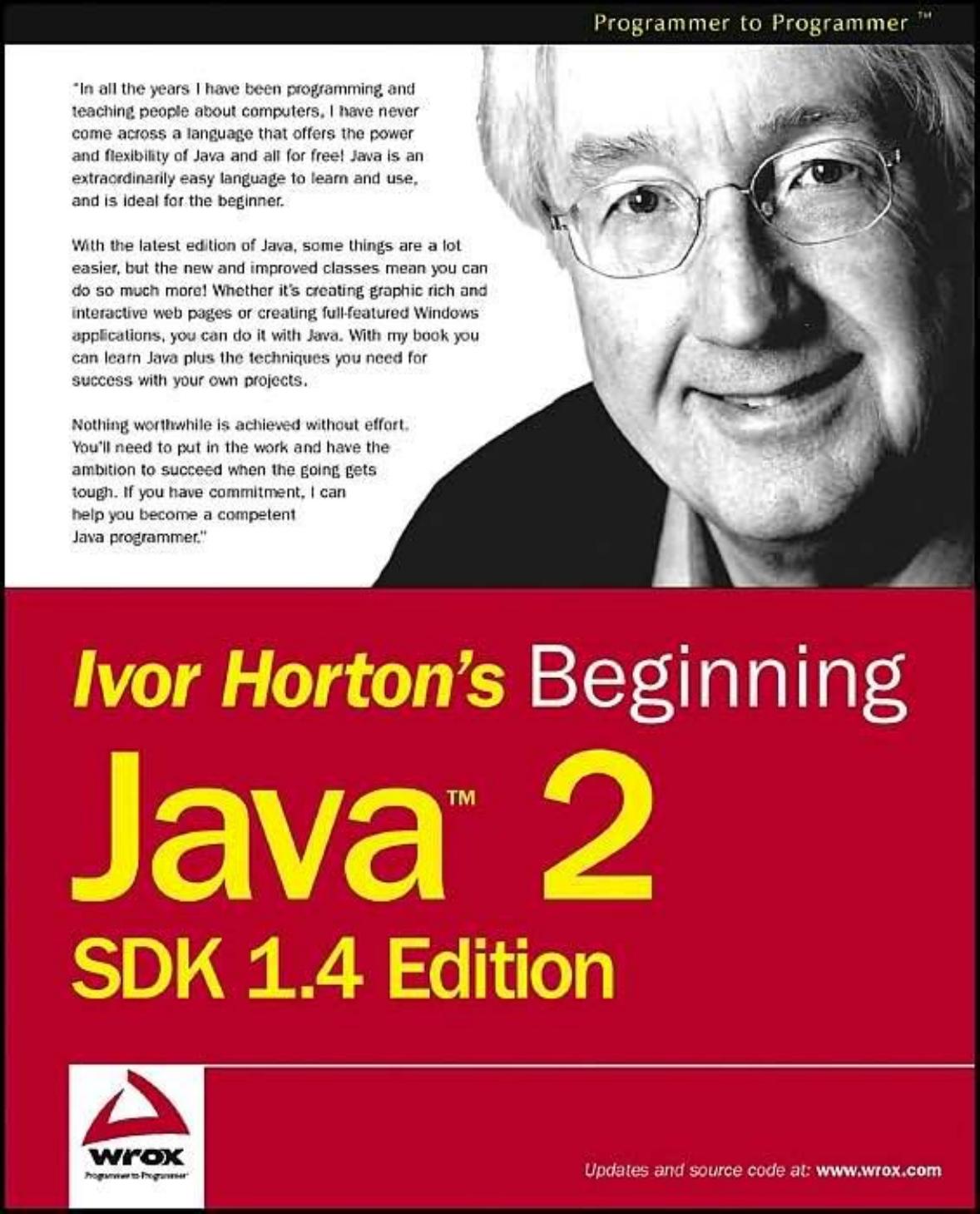 Beginning Java 2, SDK 1.4 Edition