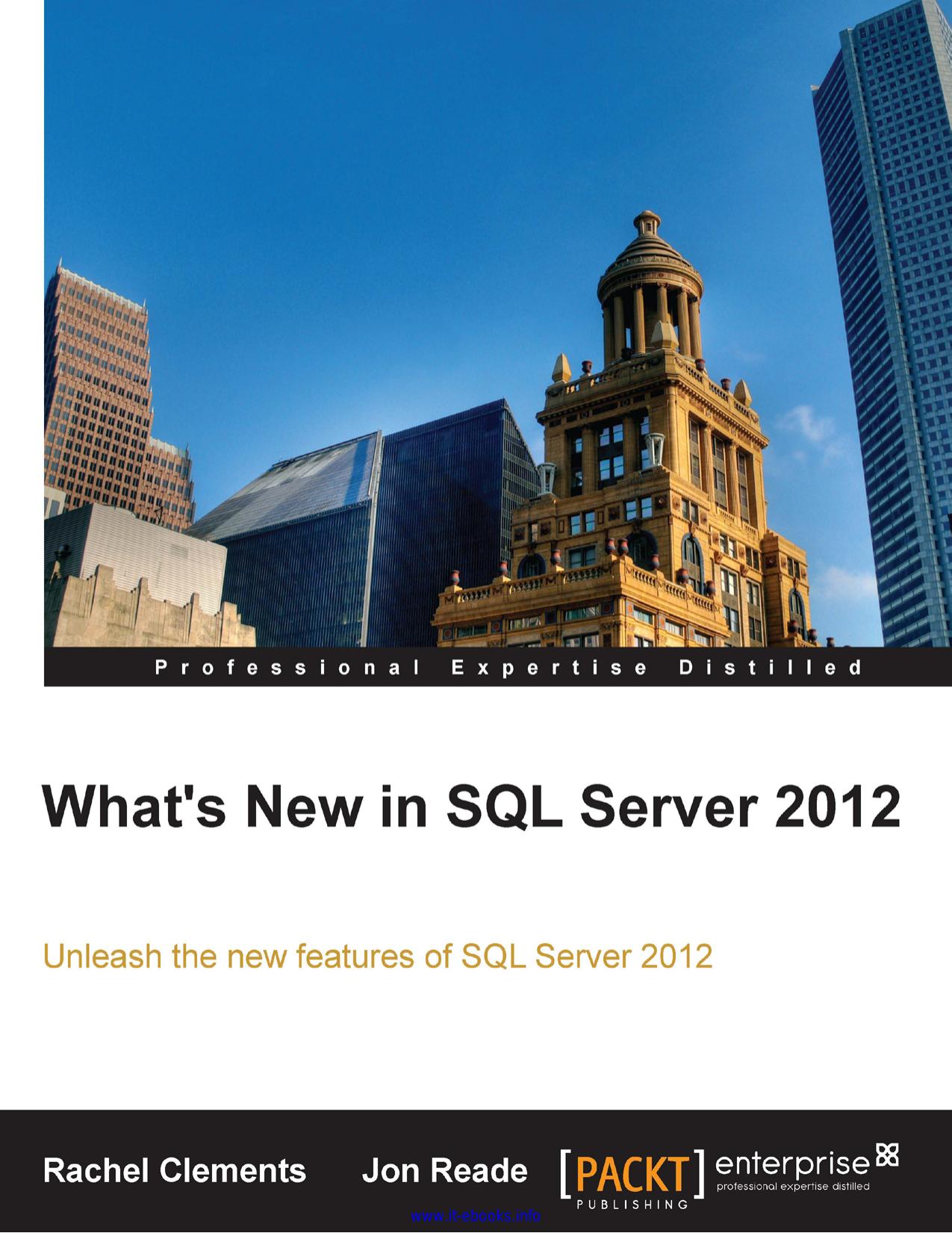 Whats New In SQL Server 2012