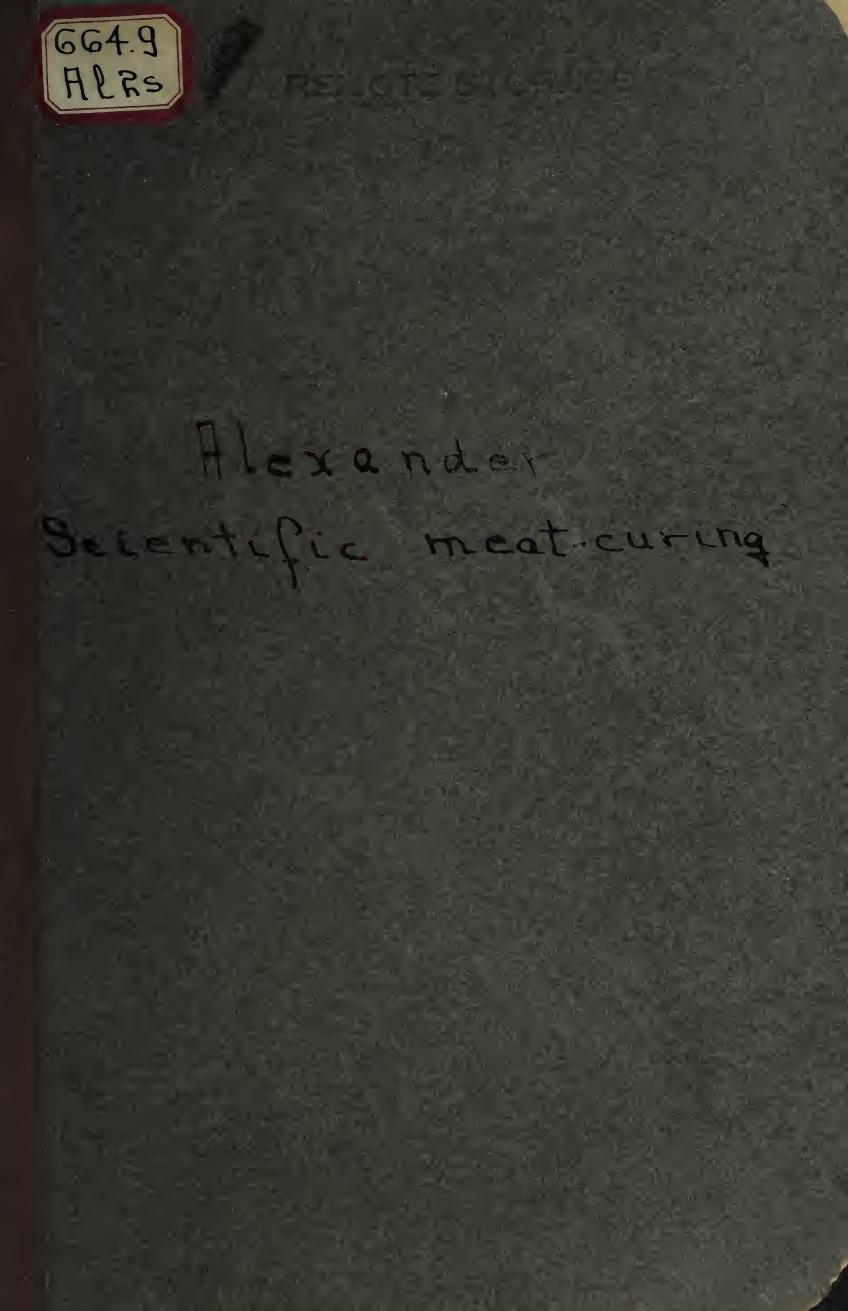 Scientific meat-curing