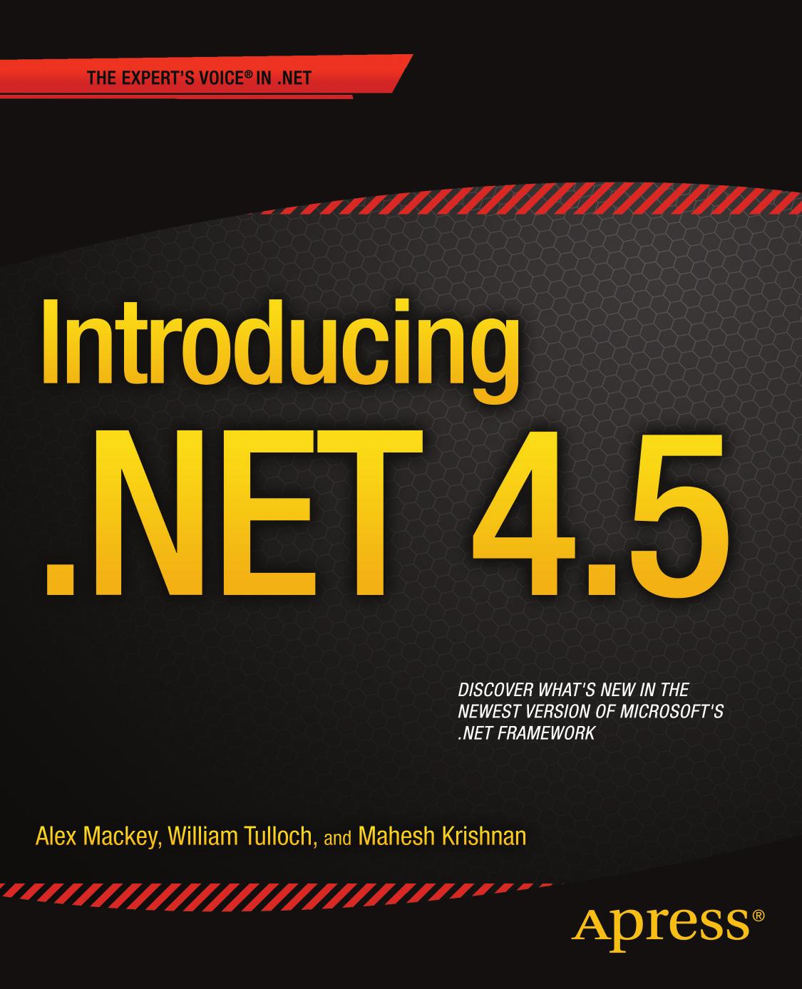 Introducing .Net 4.5