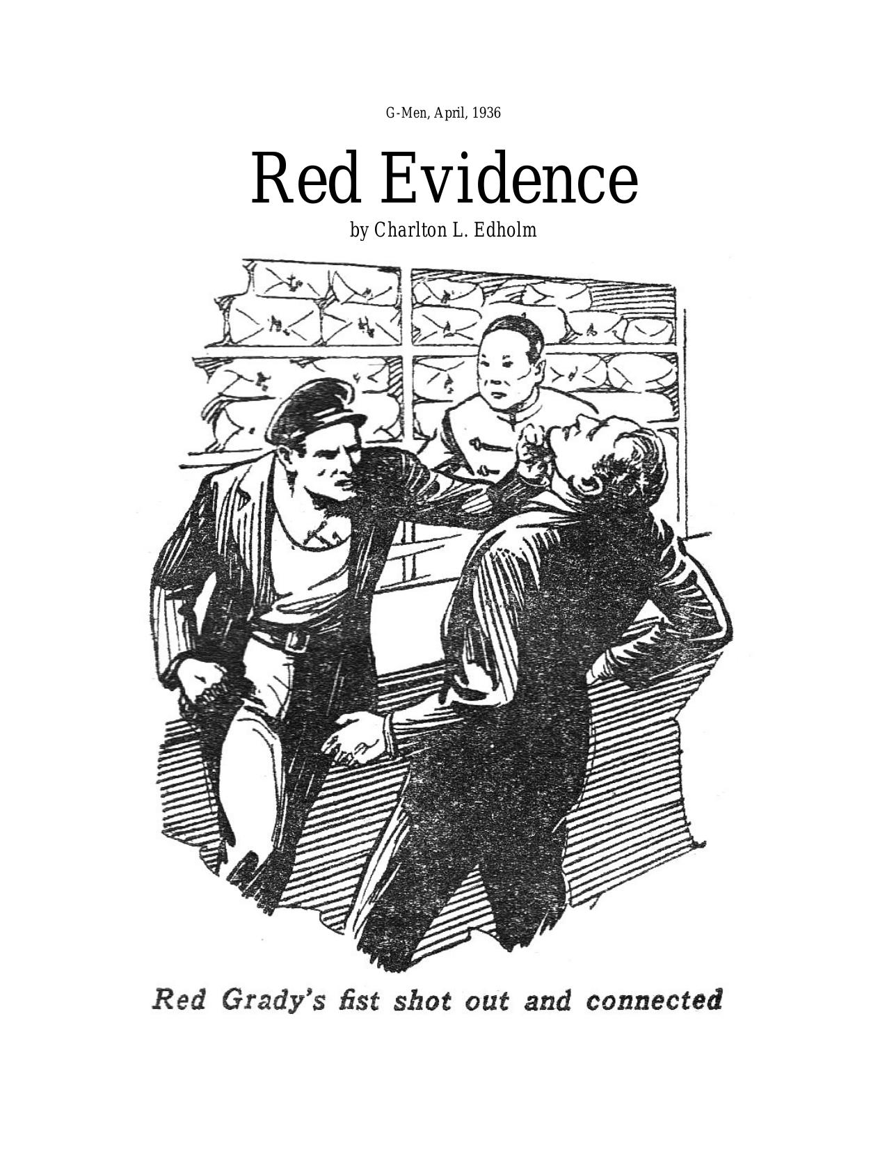 Red Evidence by Charlton L