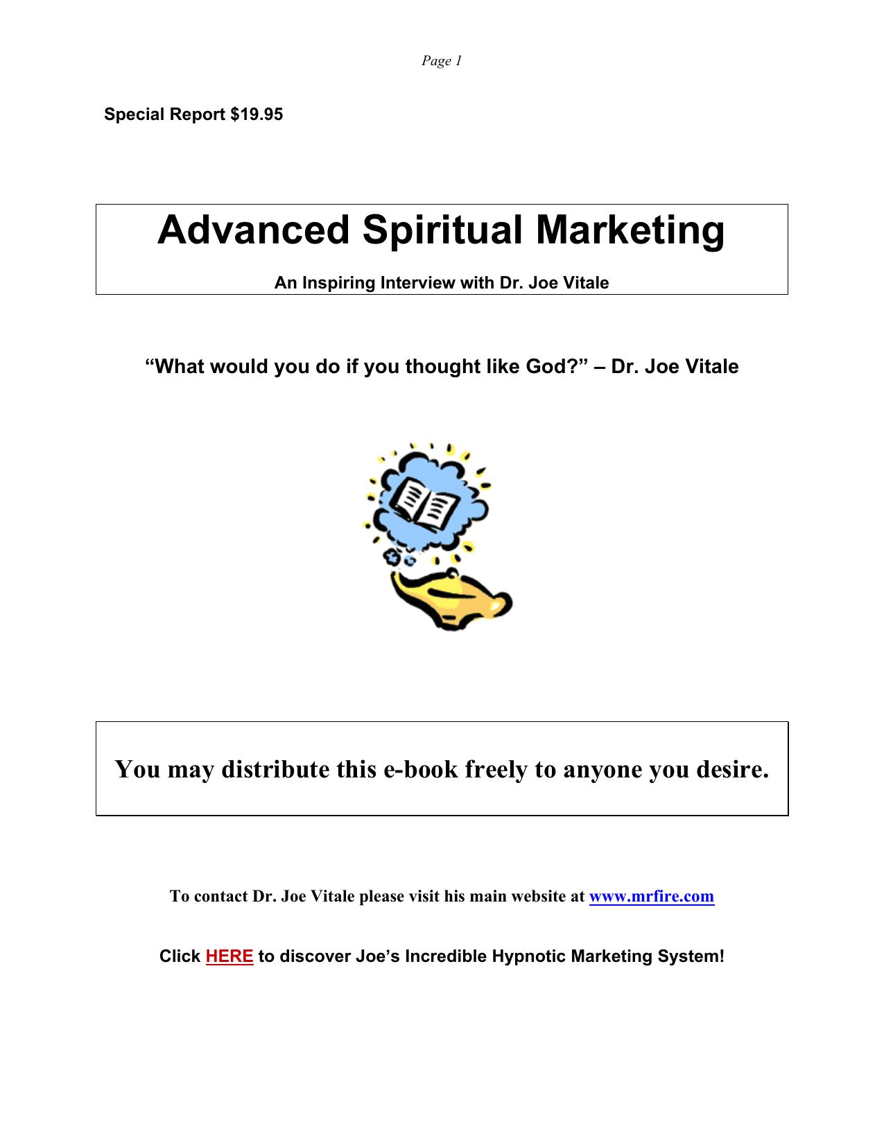 Microsoft Word - Advanced Spiritual Marketing..doc