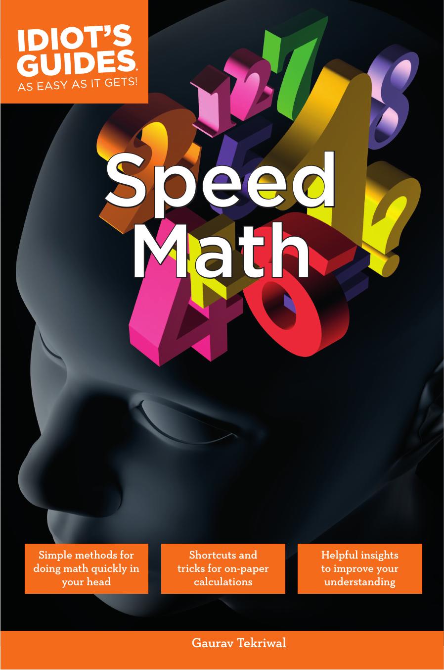 Idiot's Guides Speed Math