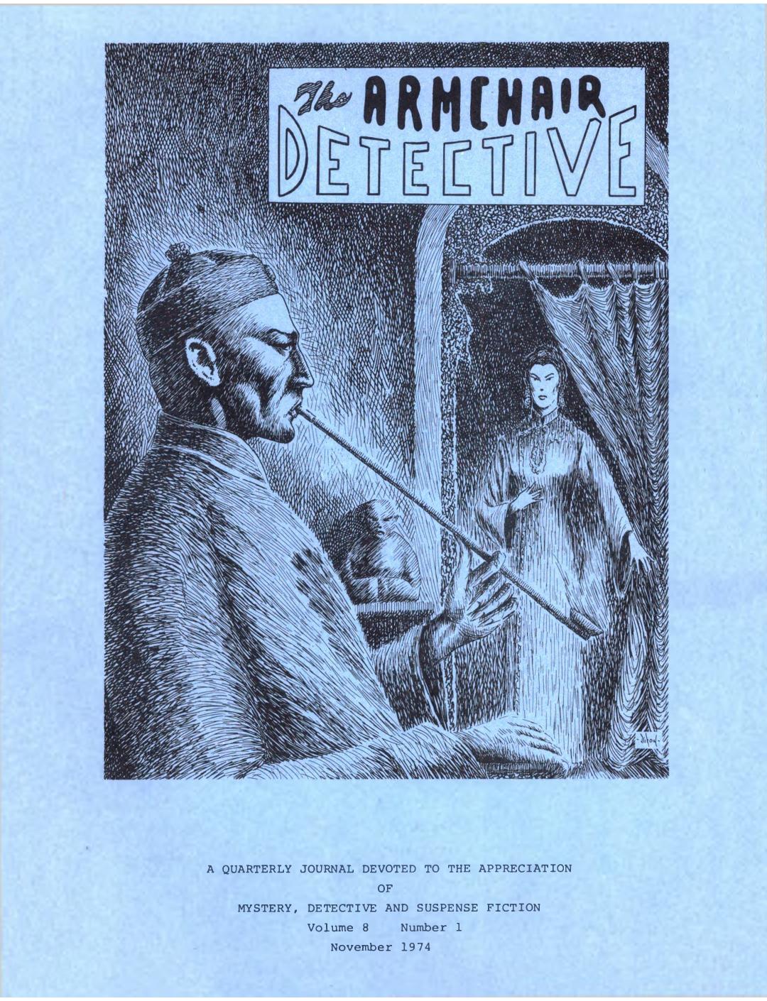 The Armchair Detective - November 1974