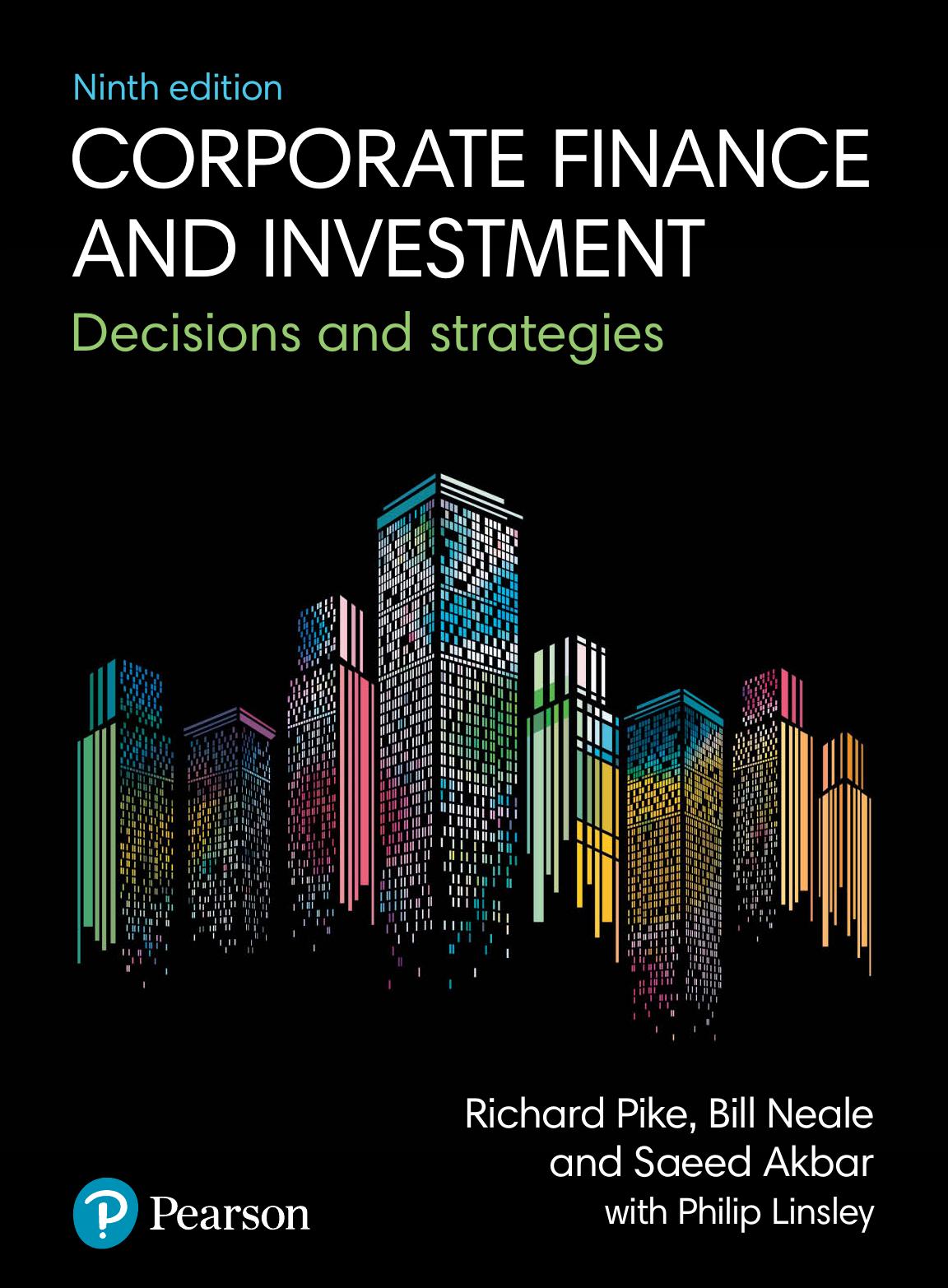 Corporate Finance and Investment: Decisions and Strategies