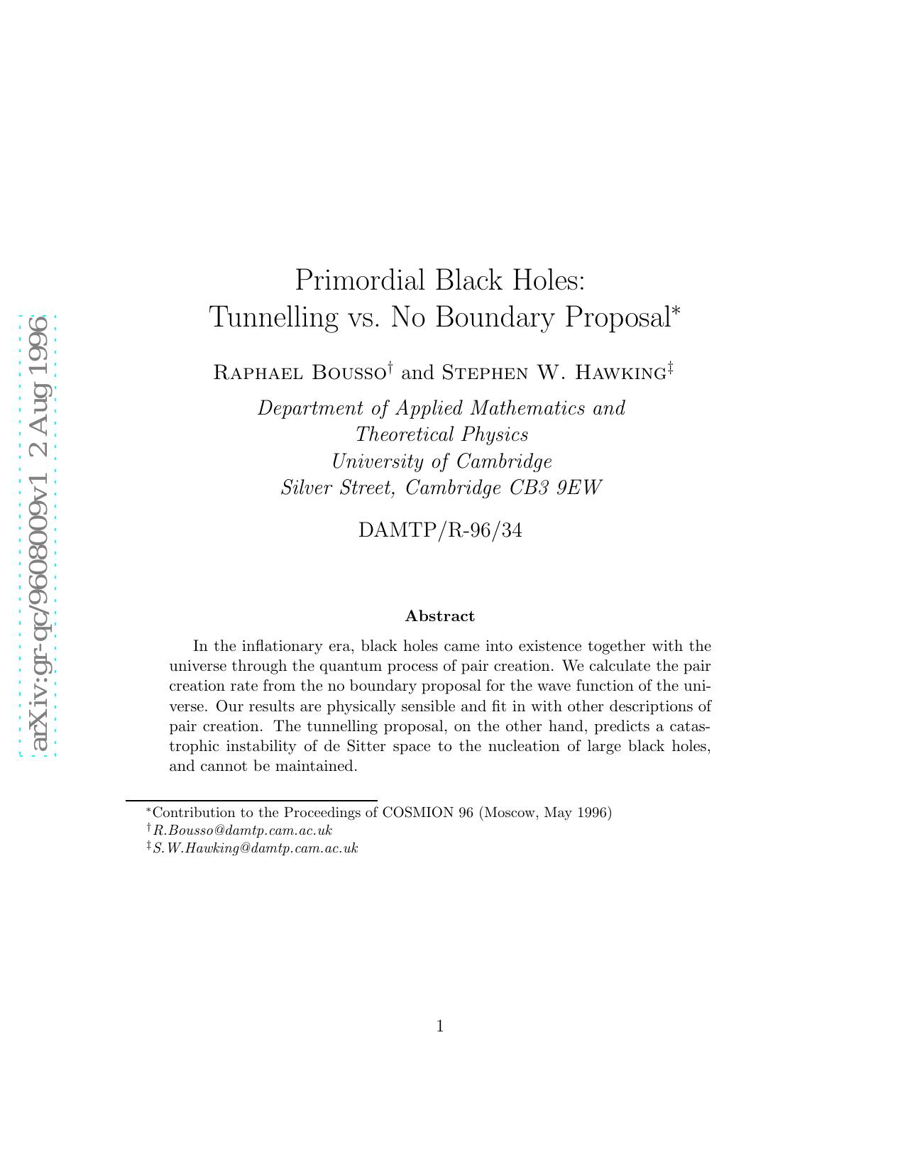 arXiv:gr-qc/9608009v1 2 Aug 1996