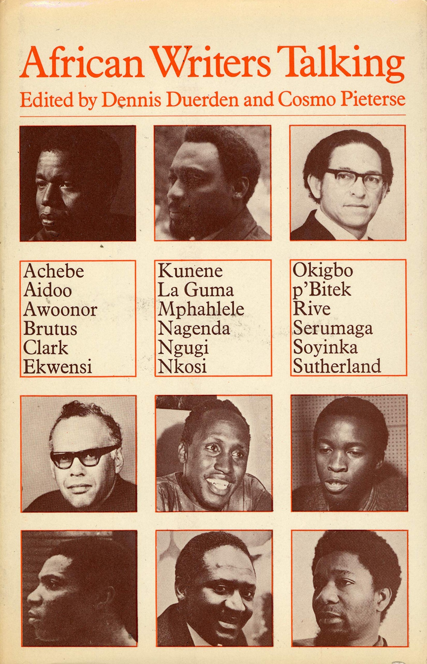 African Writers Talking: A Collection of Radio Interviews