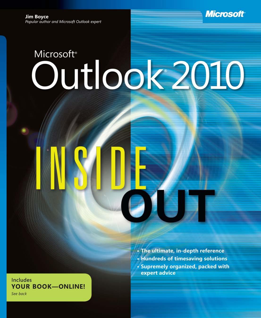 Microsoft Outlook 2010 Inside Out