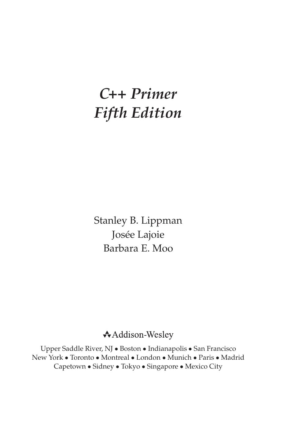 C++ Primer