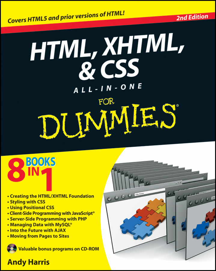 HTML, XHTML and CSS All-In-One For Dummies