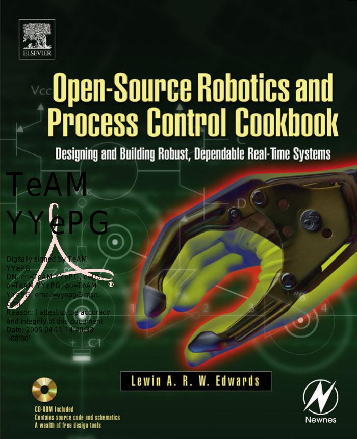 Open-Source Robotics and Process Control Cookbook