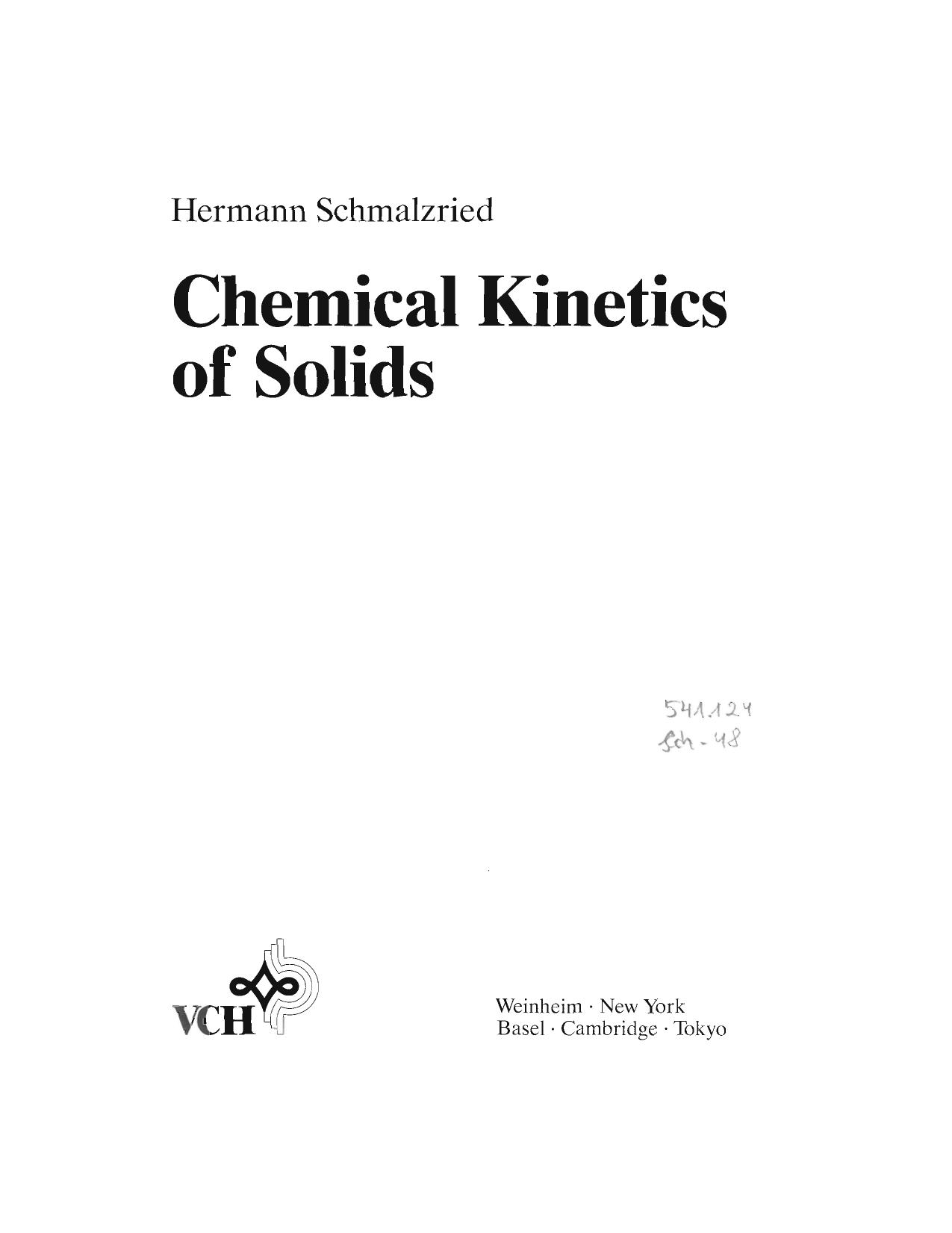 H. Schmalzried Chemical Kinetics of Solids.pdf