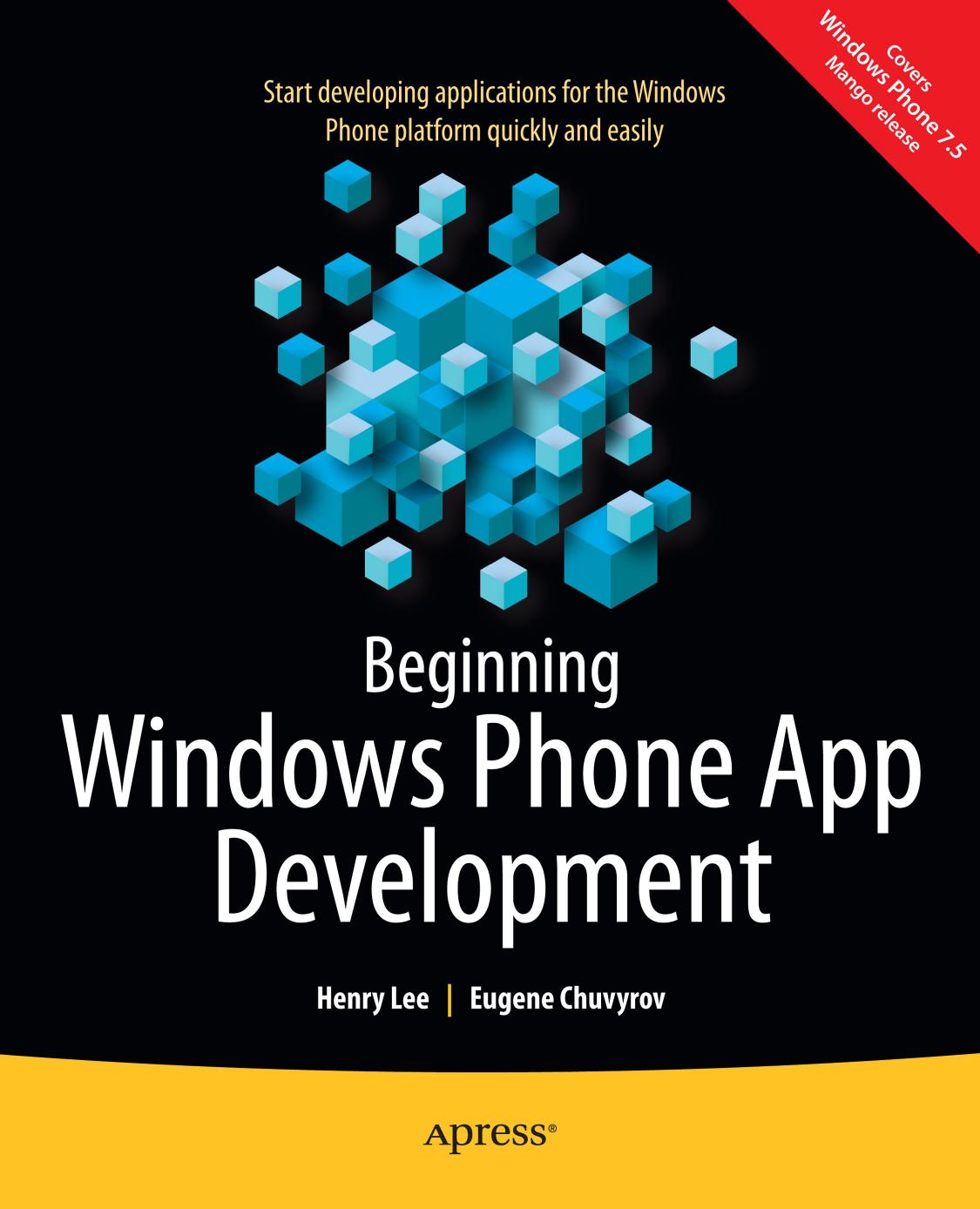 Lee, Chuvyrov - Beginning Windows Phone Ap