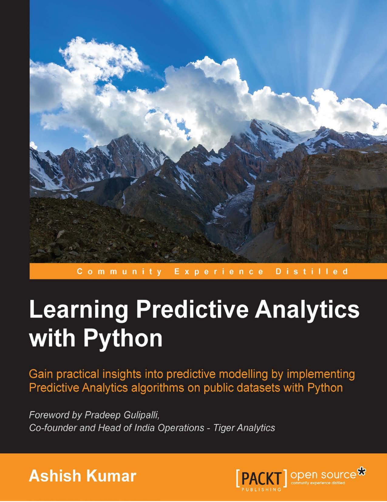 Kumar - Learning Predictive Analytics With