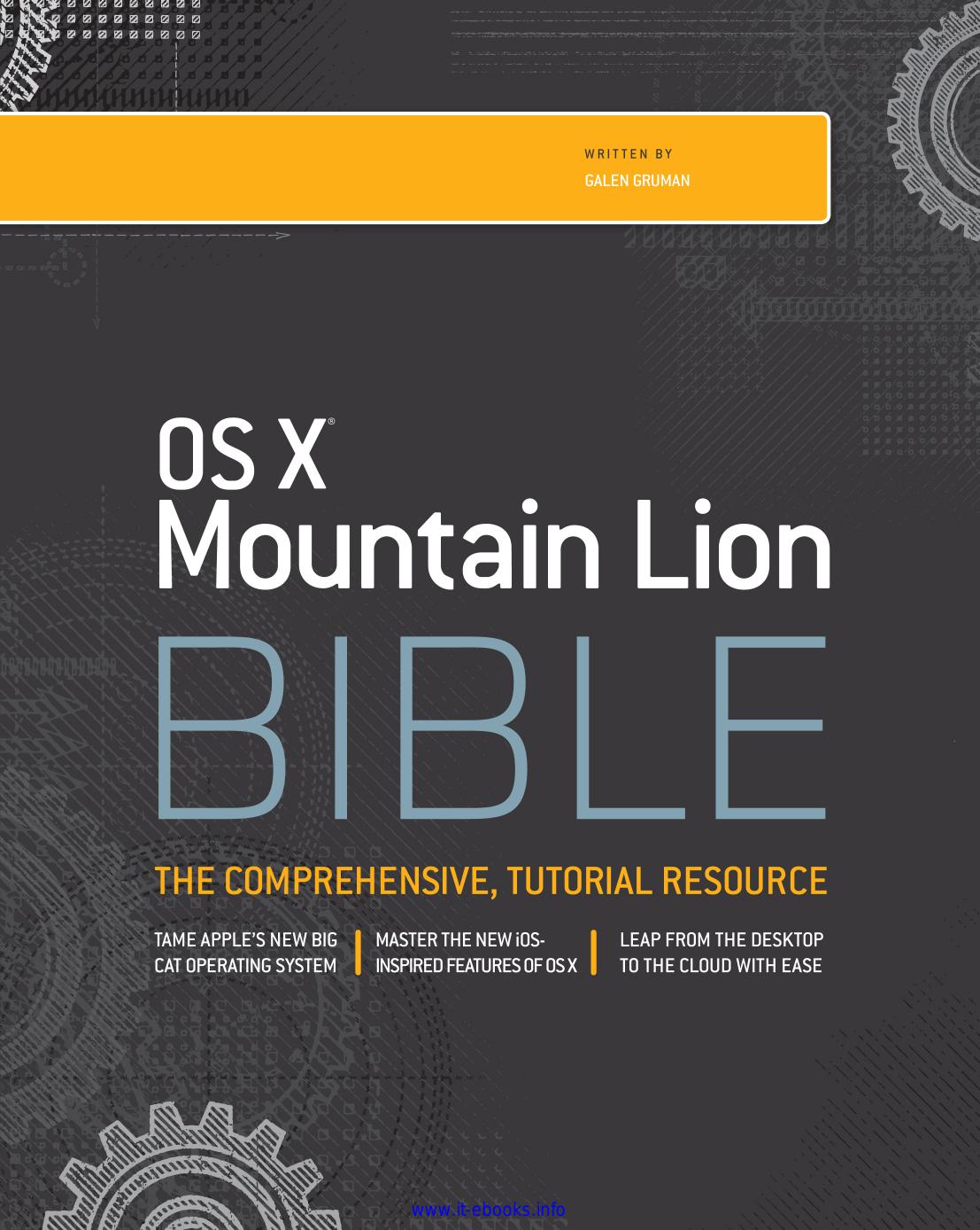 OS X Mountain Lion Bible