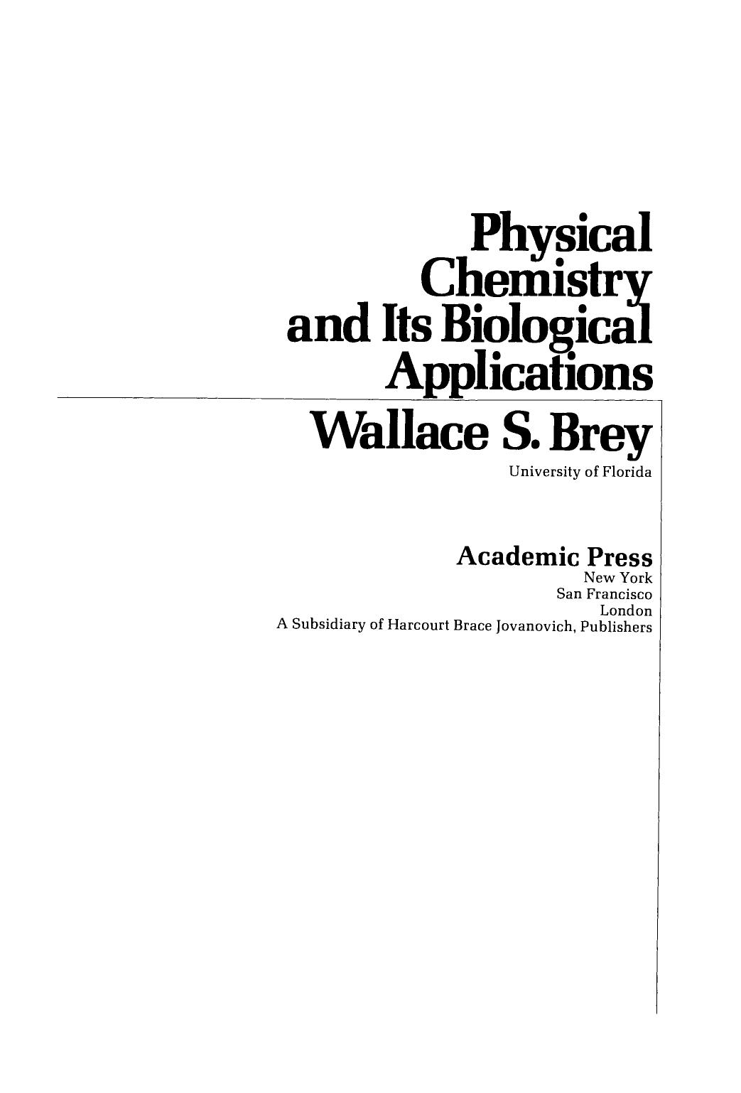 Wallace Brey (Auth.)