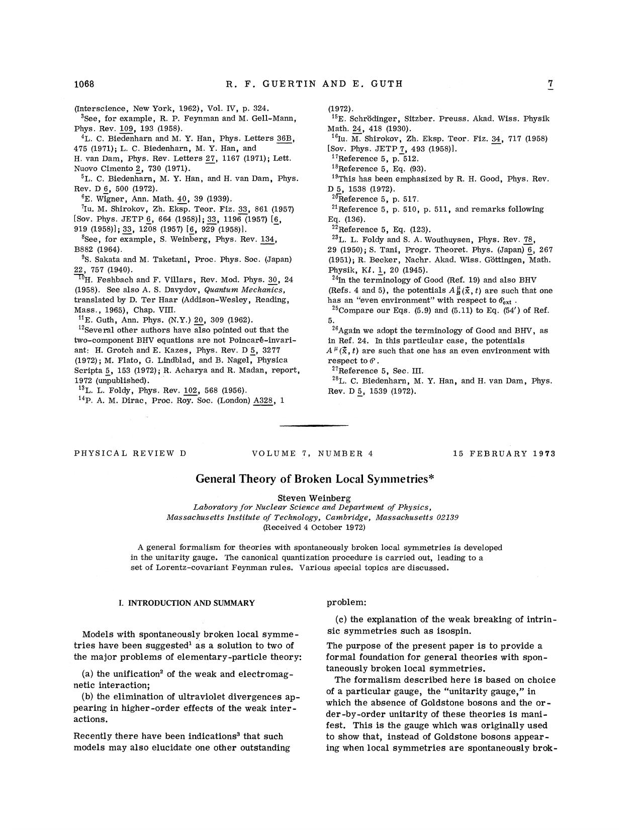 General Theory of Broken Local Symmetries