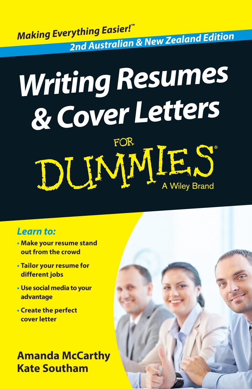 Writing Resumes and Cover Letters For Dummies (2nd Edition)