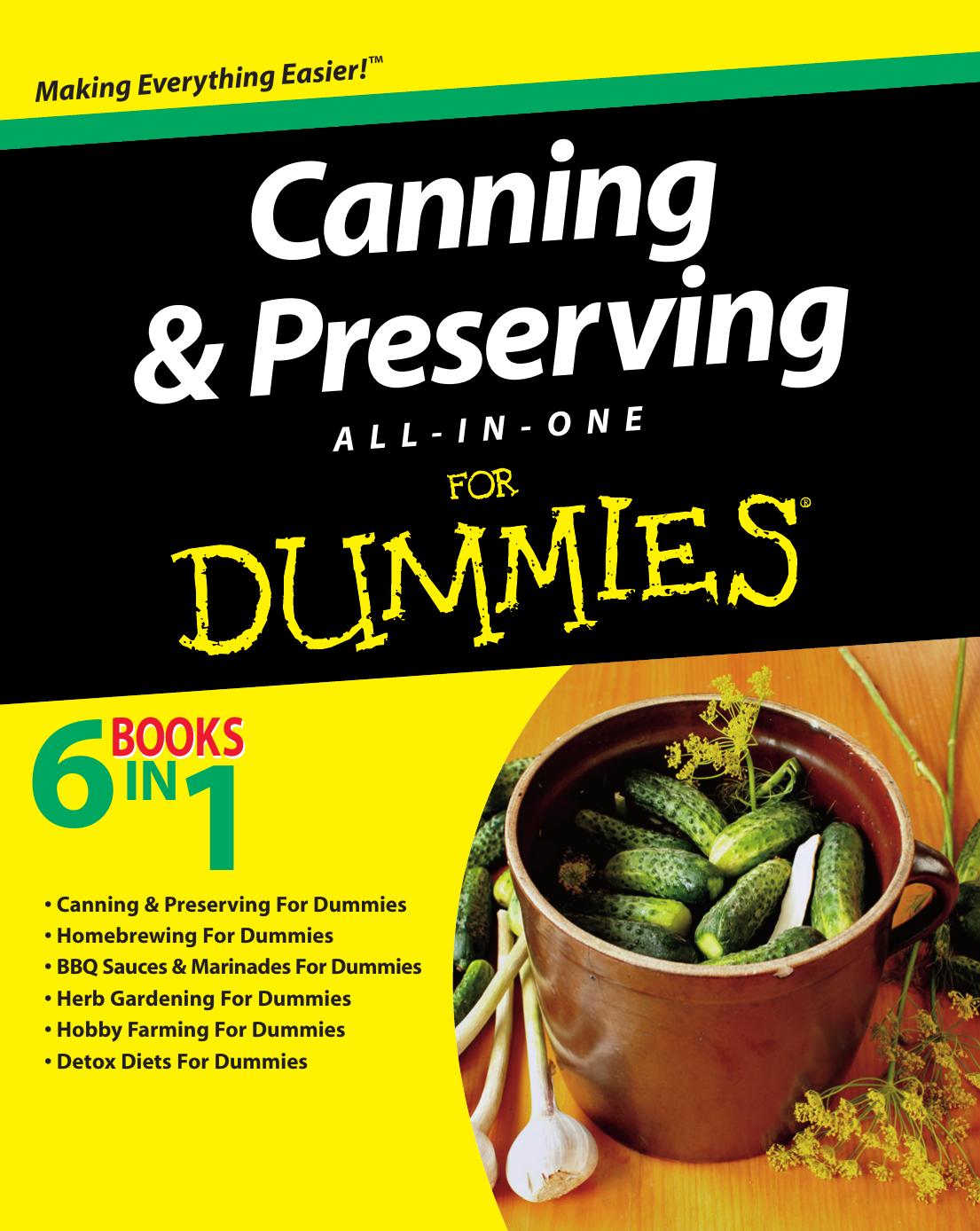 Canning & Preserving All-in-one for Dummies