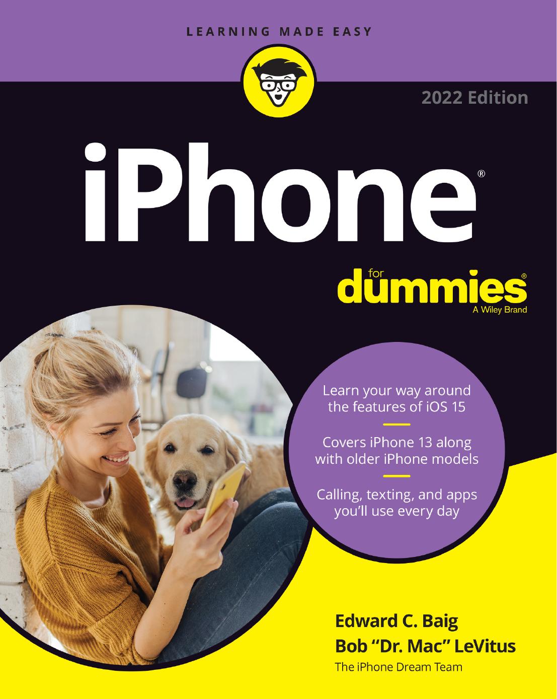 iPhone® For Dummies®, 2022 Edition