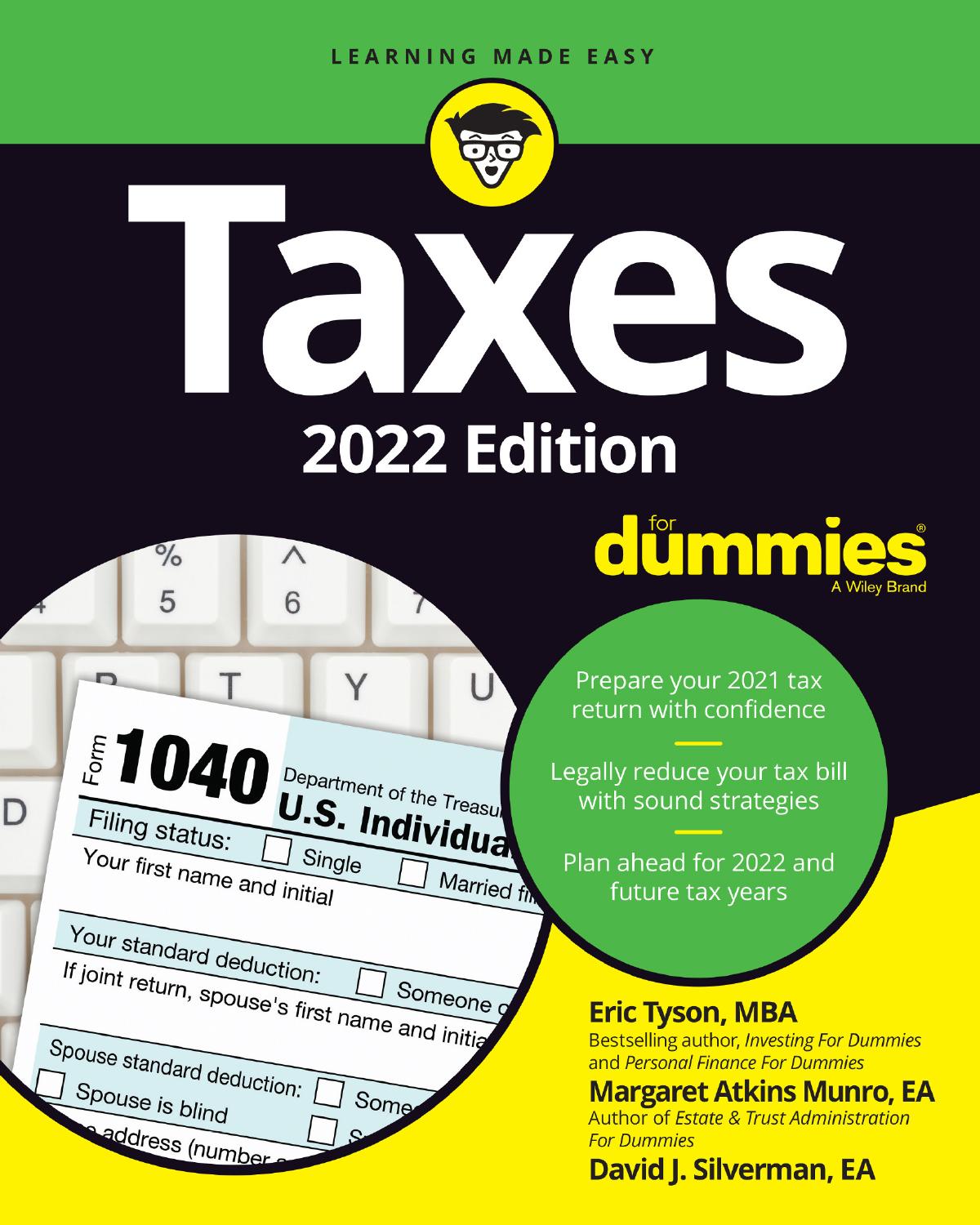 Taxes 2022 For Dummies®