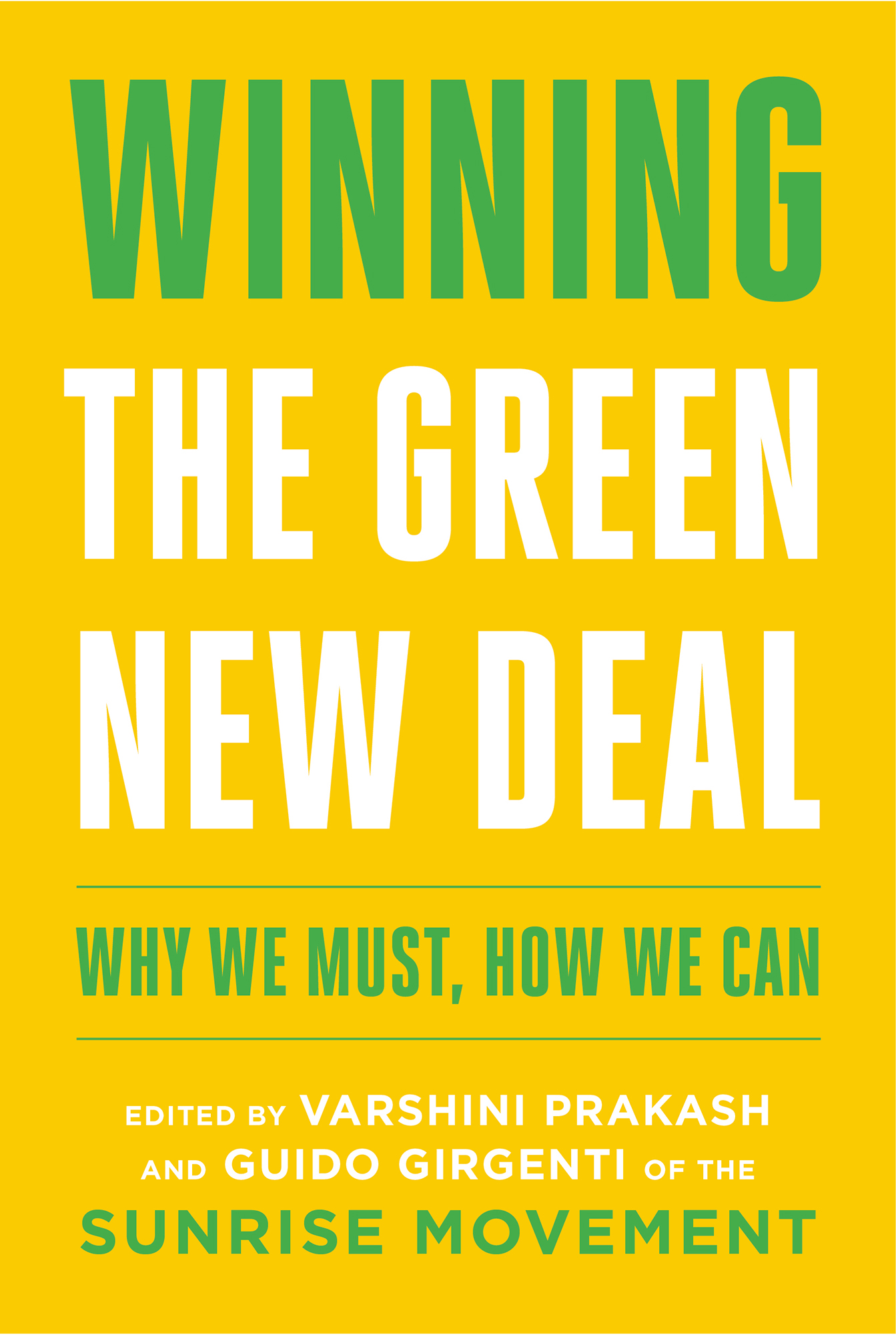 Winning the Green New Deal: Why We Must, How We Can