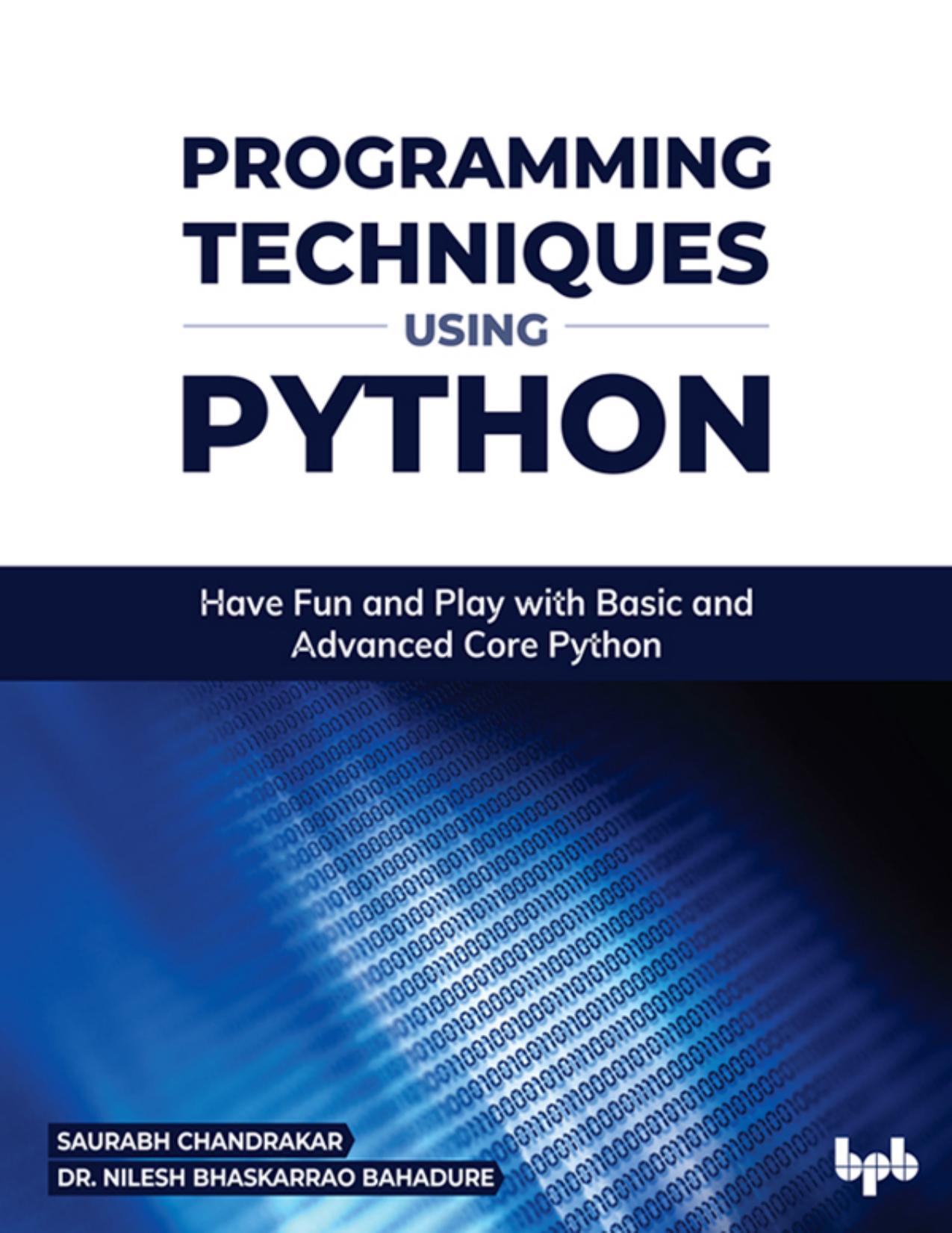 Programming Techniques Using Python