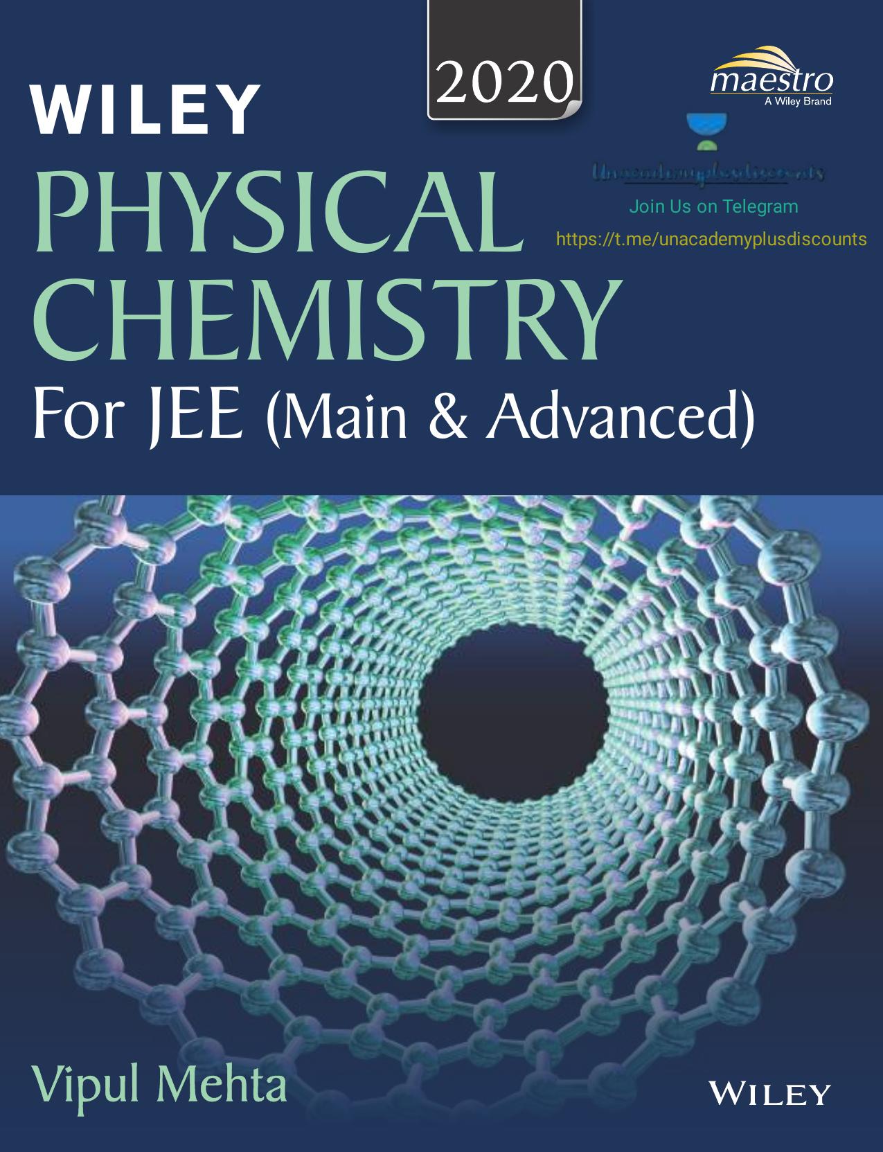 WILEY PHYSICAL CHEMISTRY For JEE (Main & Advanced)