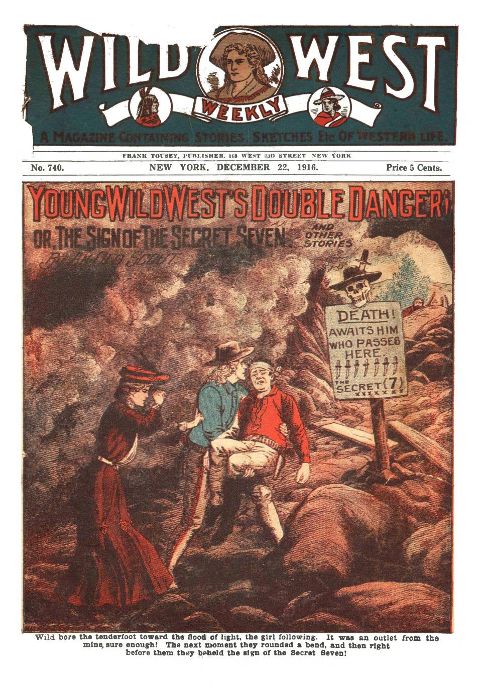 Wild West Weekly #740 - 22 December 1916