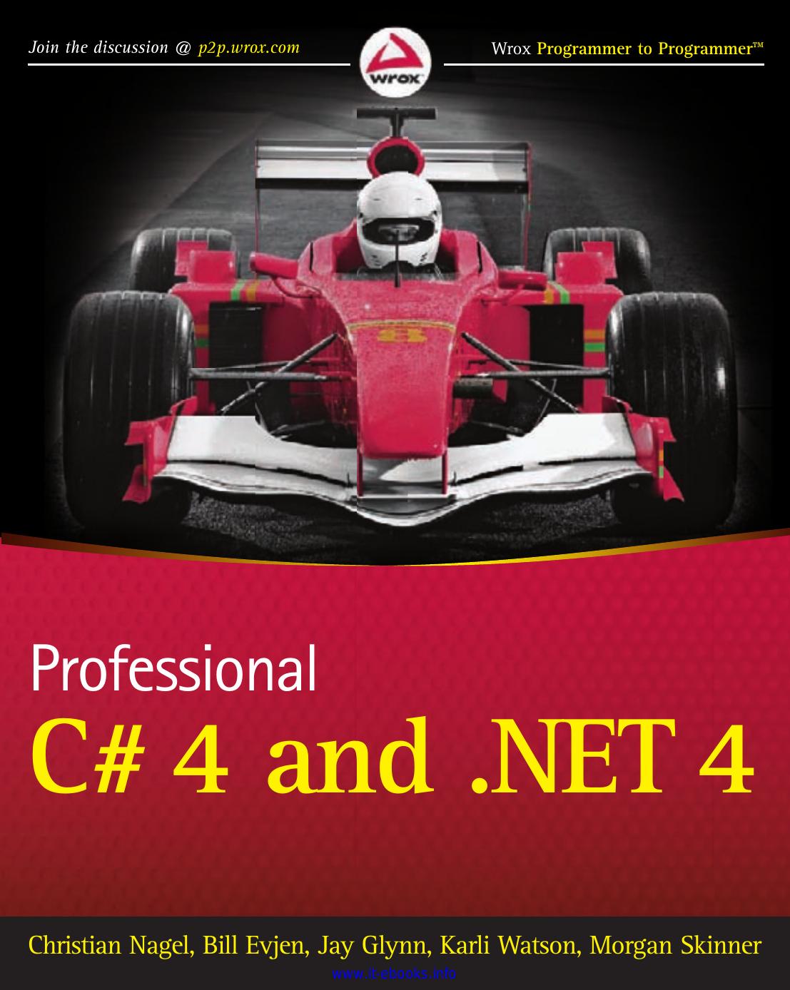 Professional C# 4 and .NET 4