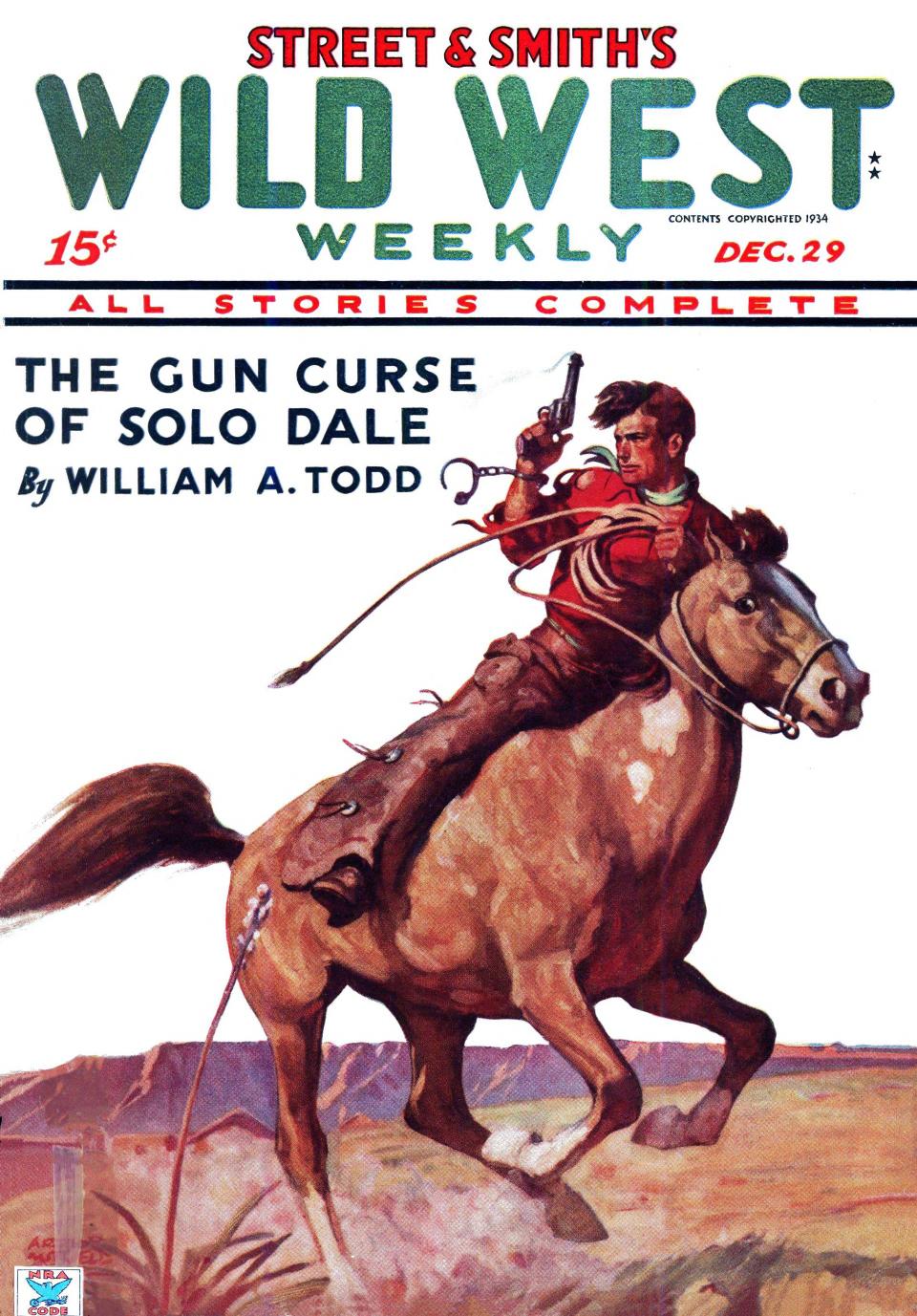 Wild West Weekly - 29 December 1934