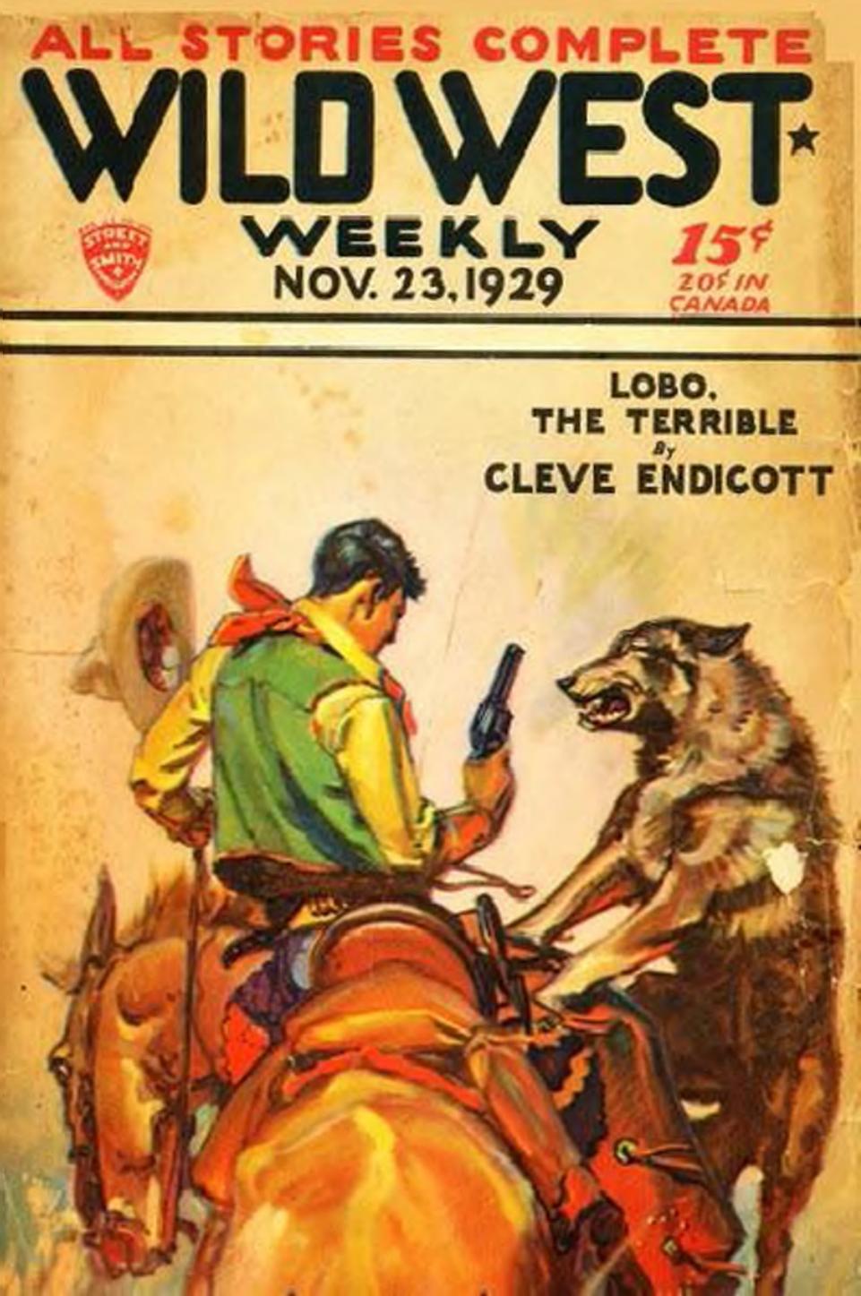 Wild West Weekly - 23 November 1929