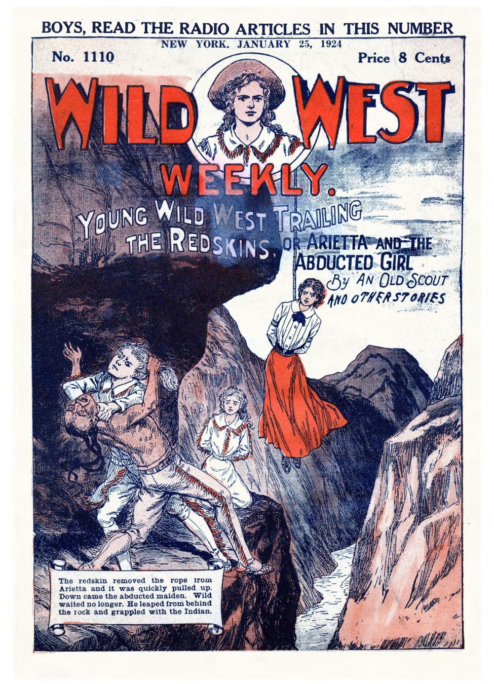 Wild West Weekly - 25 January 1924