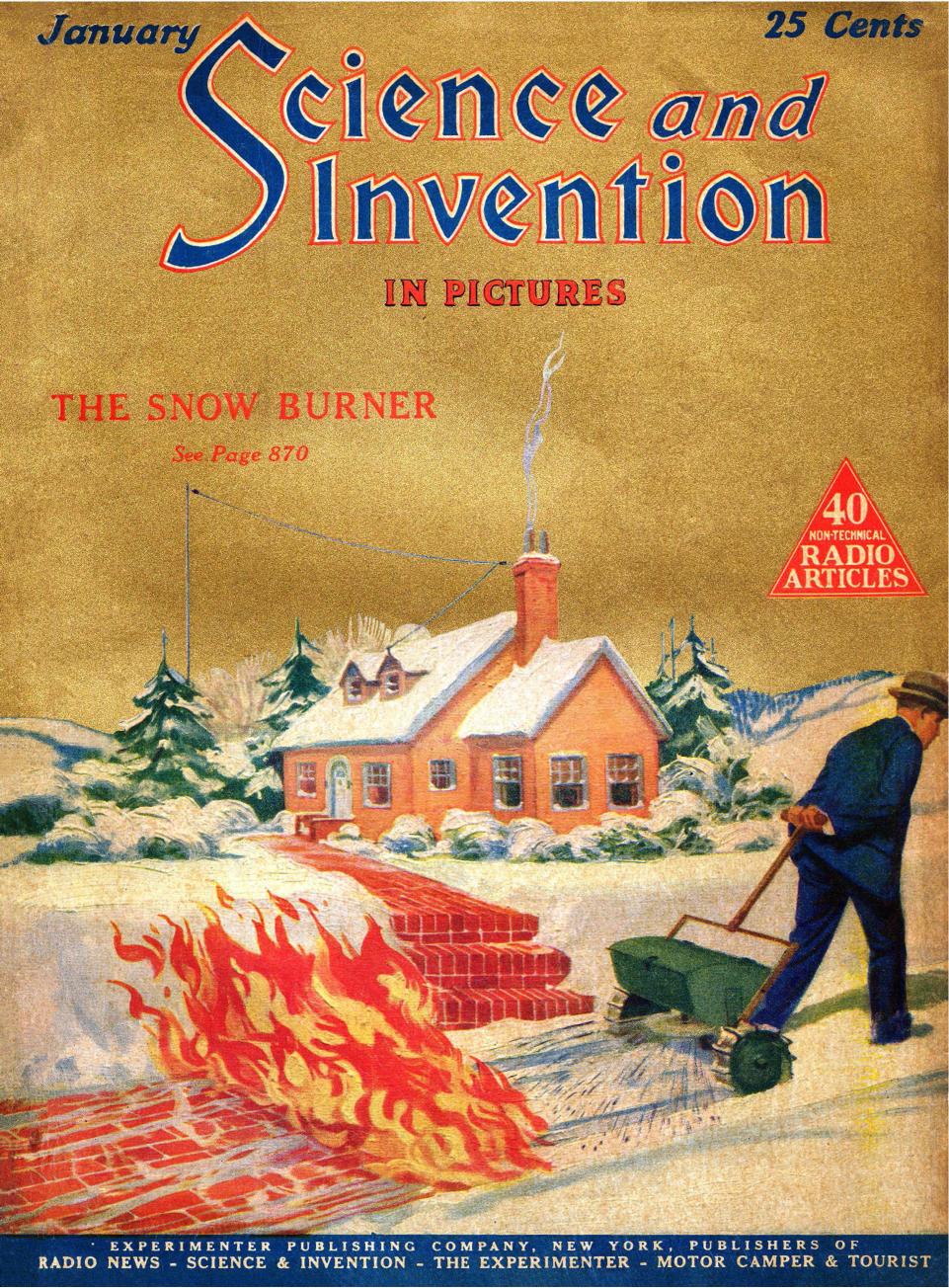 Science and Invention - January 1925