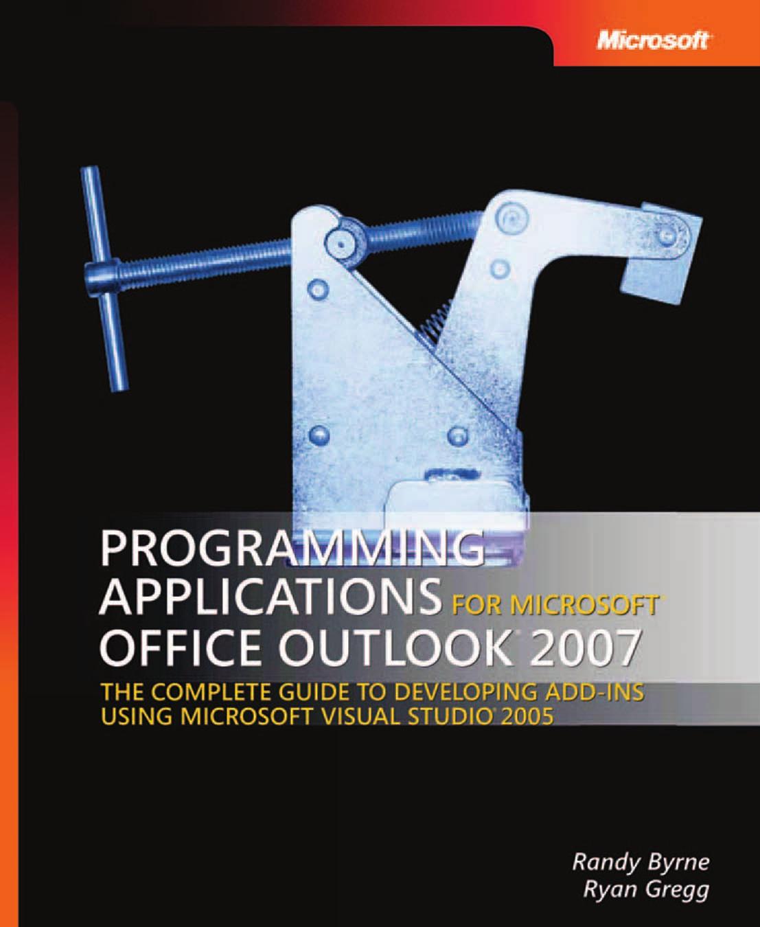 Programming Applications for Microsoft Office Outlook 2007 eBook