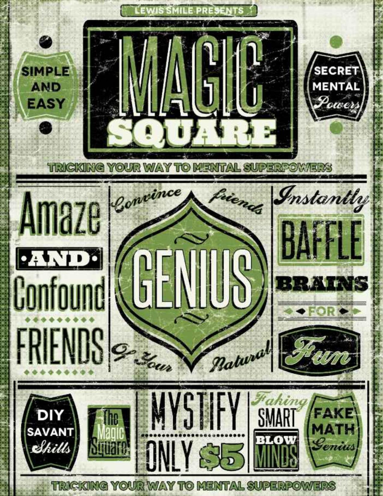 The Magic Square - Tricking Your Way to Mental Superpowers (Faking Smart Book 3)