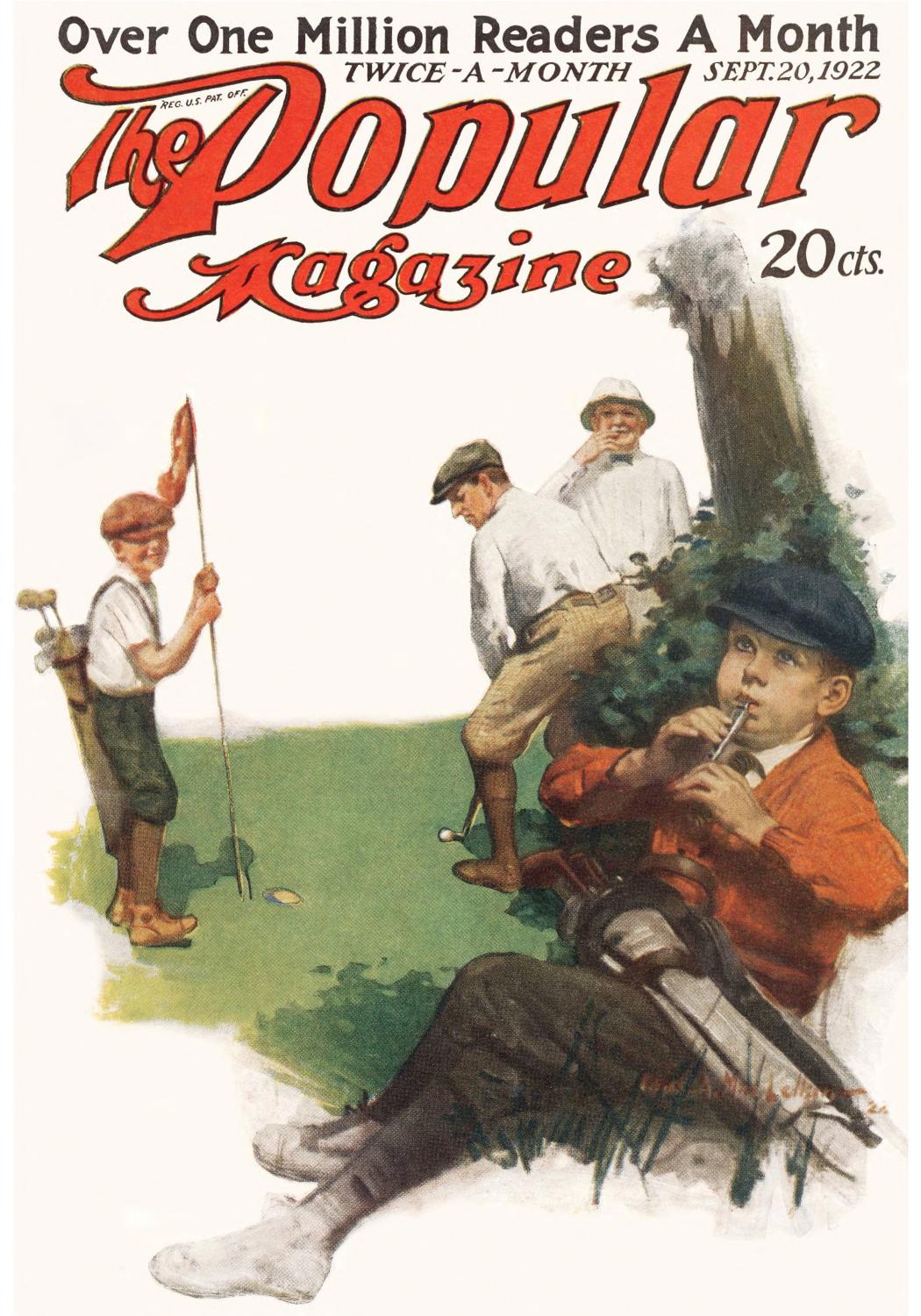 Popular Magazine - 20 September 1922