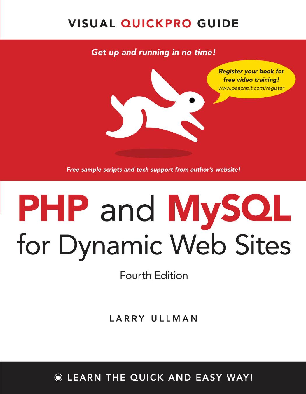 PHP and MySQL for Dynamic Web Sites