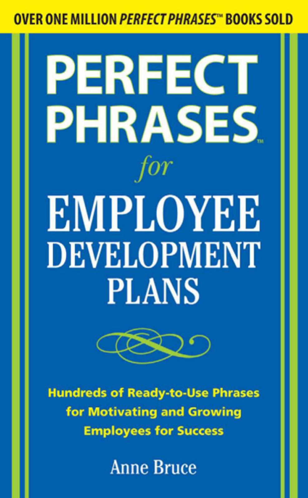 Perfect phrases for employee development p