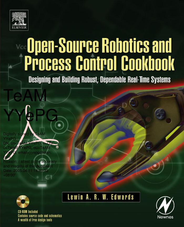 Open-Source Robotics and Process Control Cookbook