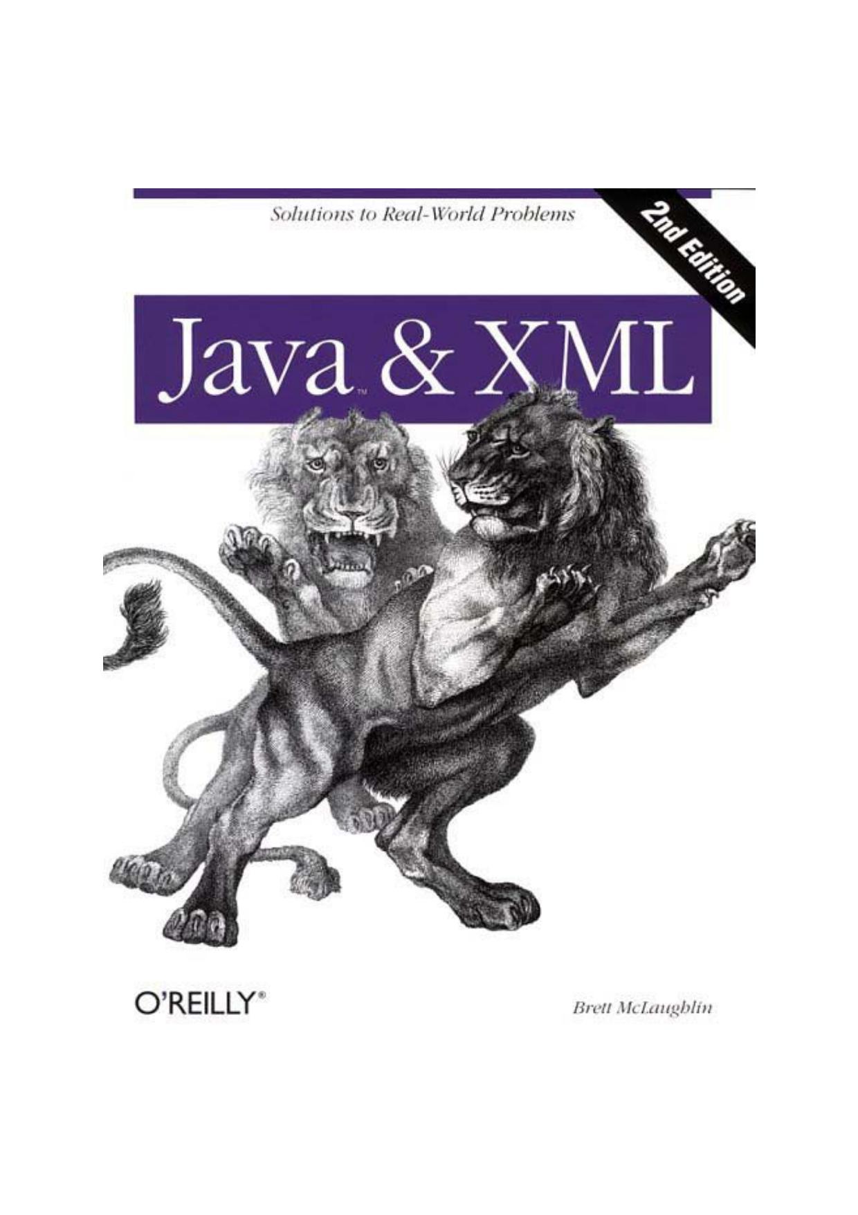 Java & XML, 2nd Edition