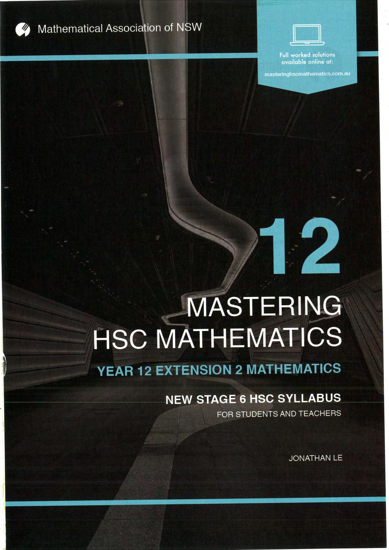 Mastering HSC Mathematics