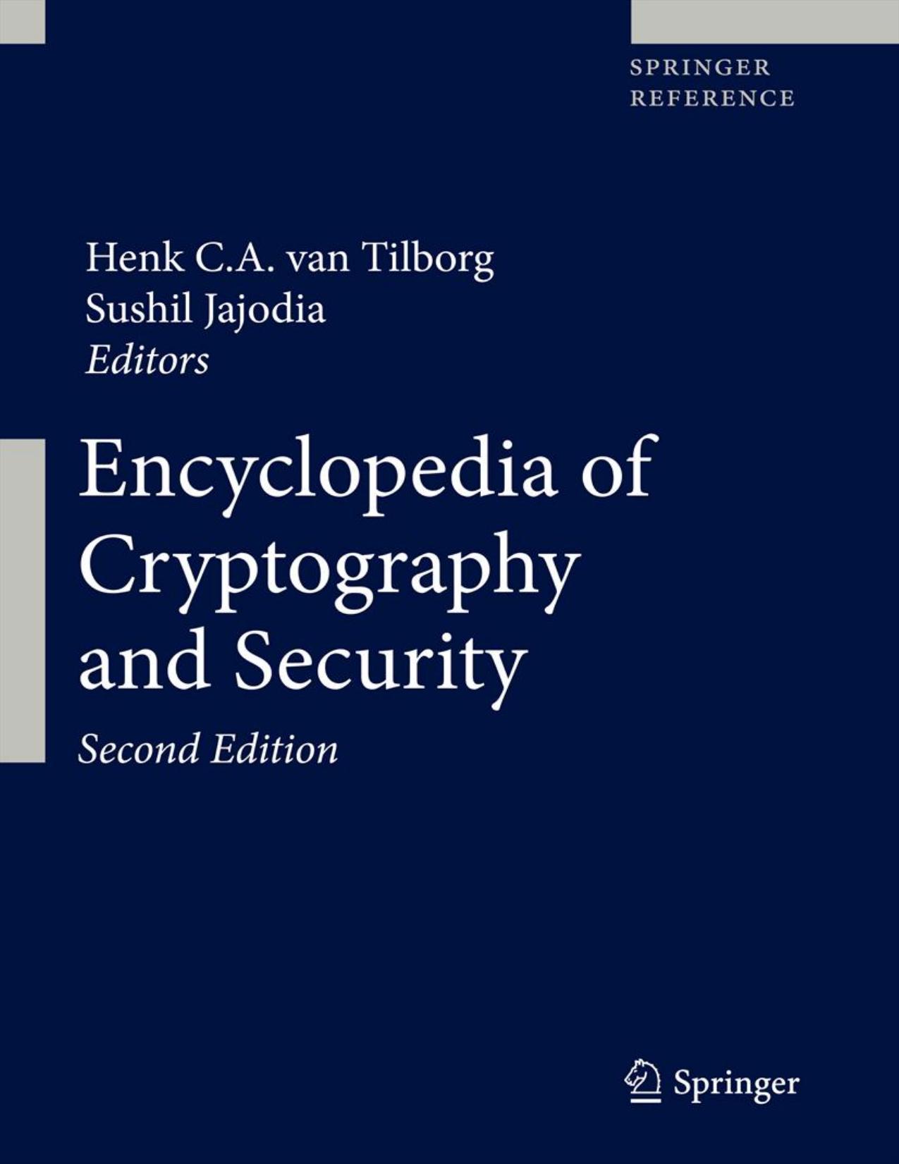 Encyclopedia of Cryptography and Security