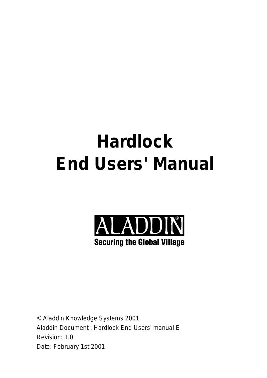 End Users' Manual