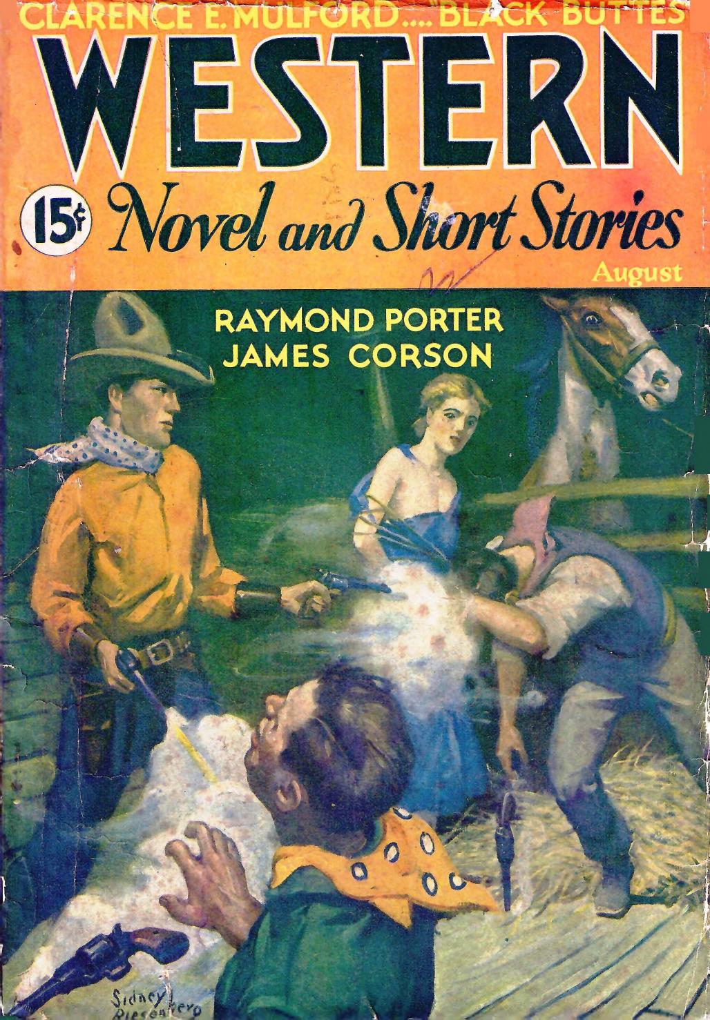 Western Novel and Short Stories - August 1934