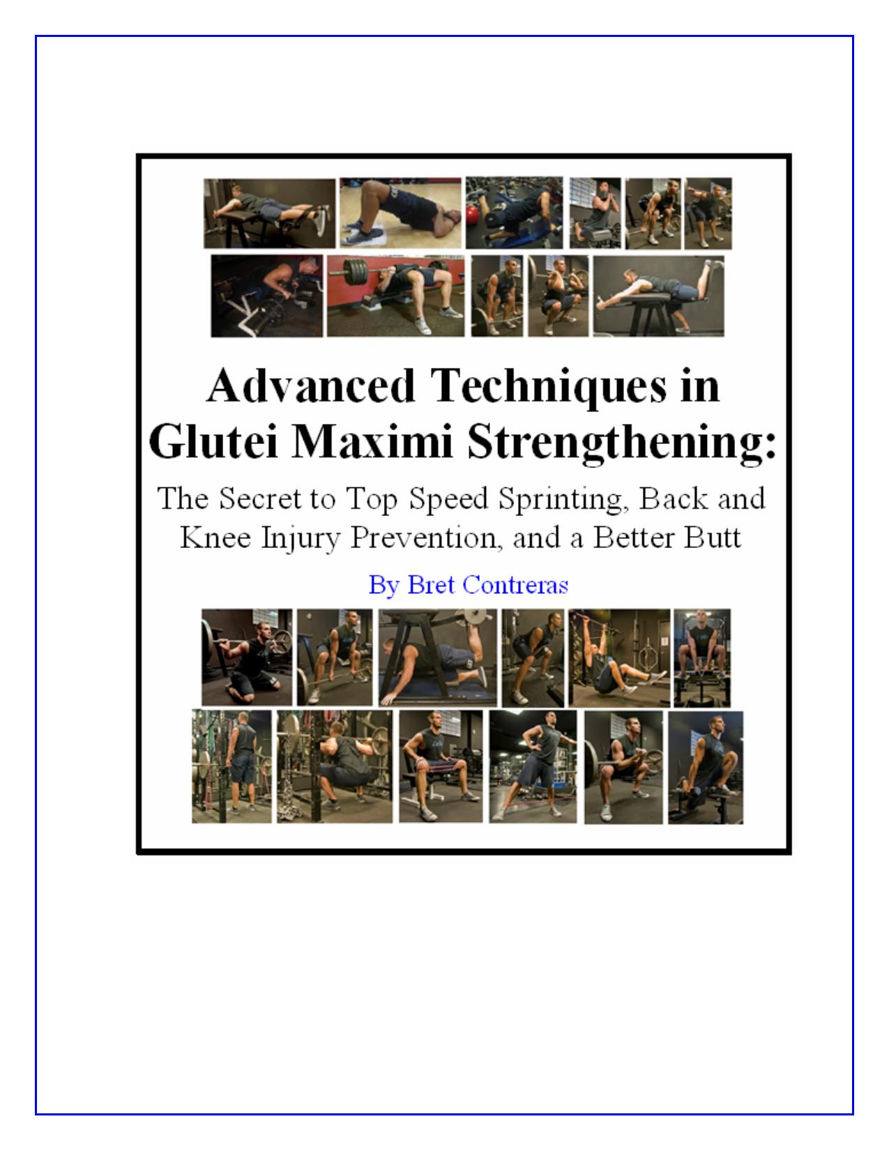 Advanced Techniques in Glutei Maximi Activation